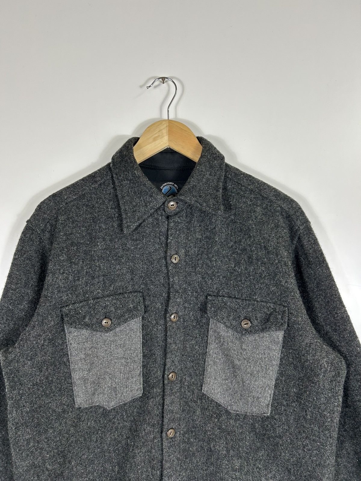 New Zealand Outback ⚡️Vintage Swanndri Wool Button Chore Shirt Jacket Size US M / EU 48-50 / 2 - 4 Thumbnail