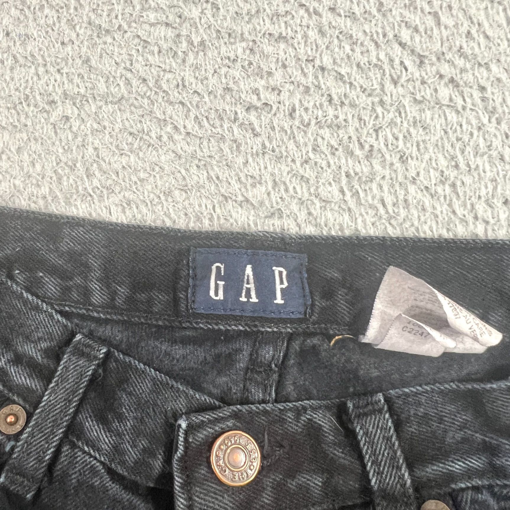Gap VINTAGE Gap Womens Jeans Sz 10 High Rise Mom Classic Fit Dark Denim 90s Bohemian Country USA Size 27" / US 4 / IT 40 - 7 Thumbnail