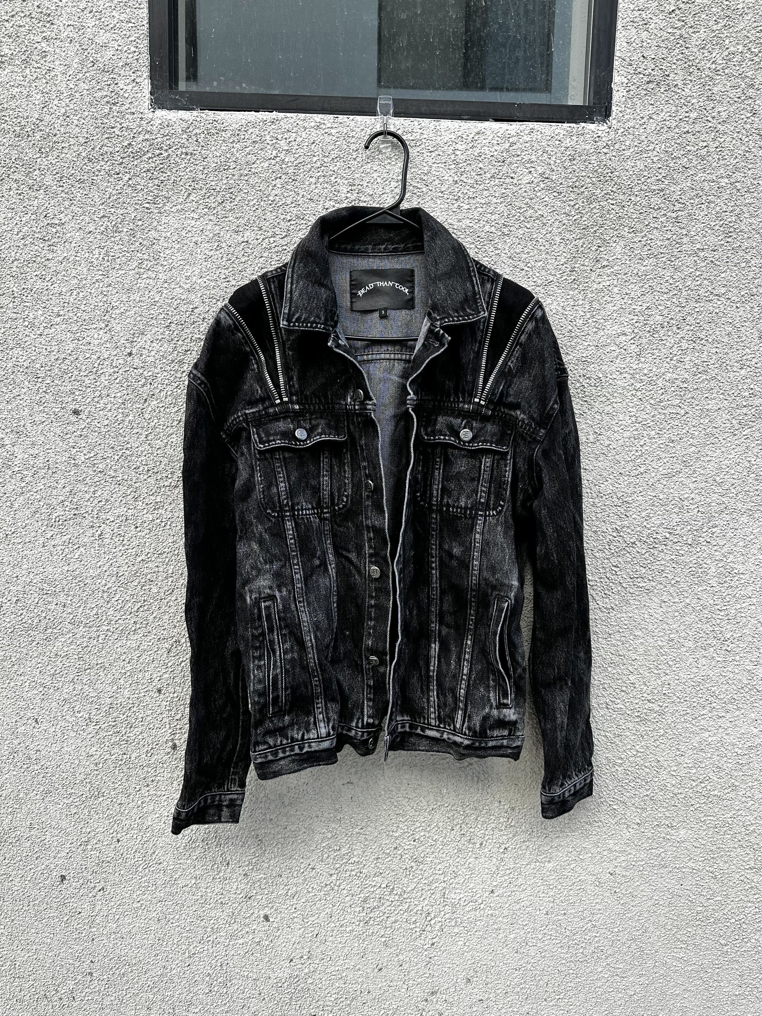 Vintage Dead. Than. Cool. Charcoal Zipper Jacket Size US S / EU 44-46 / 1 - 3 Thumbnail