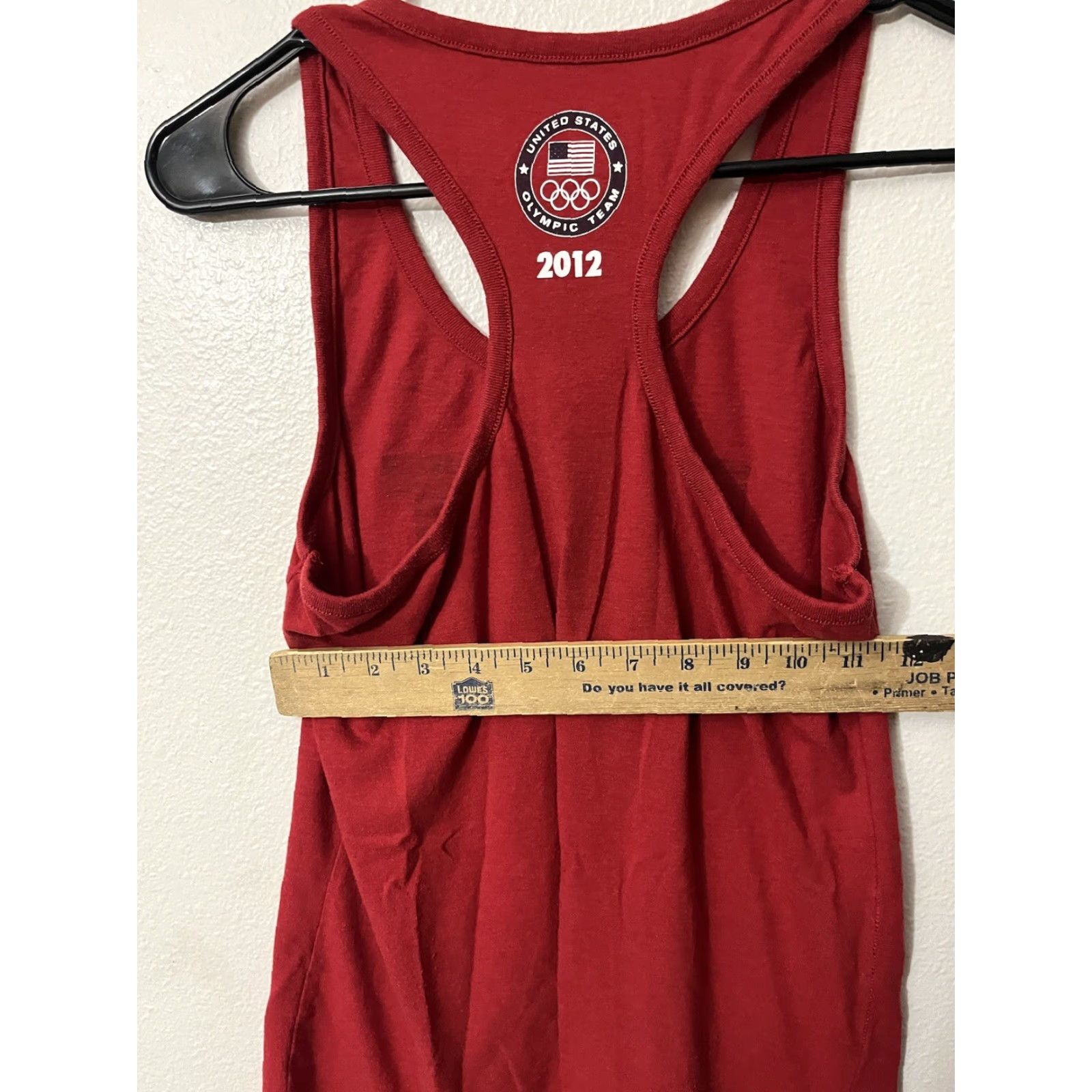 Nike VINTAGE Nike T-Shirt Women's Medium Red Sleeveless Activewear 2012 USA Olympic Team Racerback Size M / US 6-8 / IT 42-44 - 6 Thumbnail