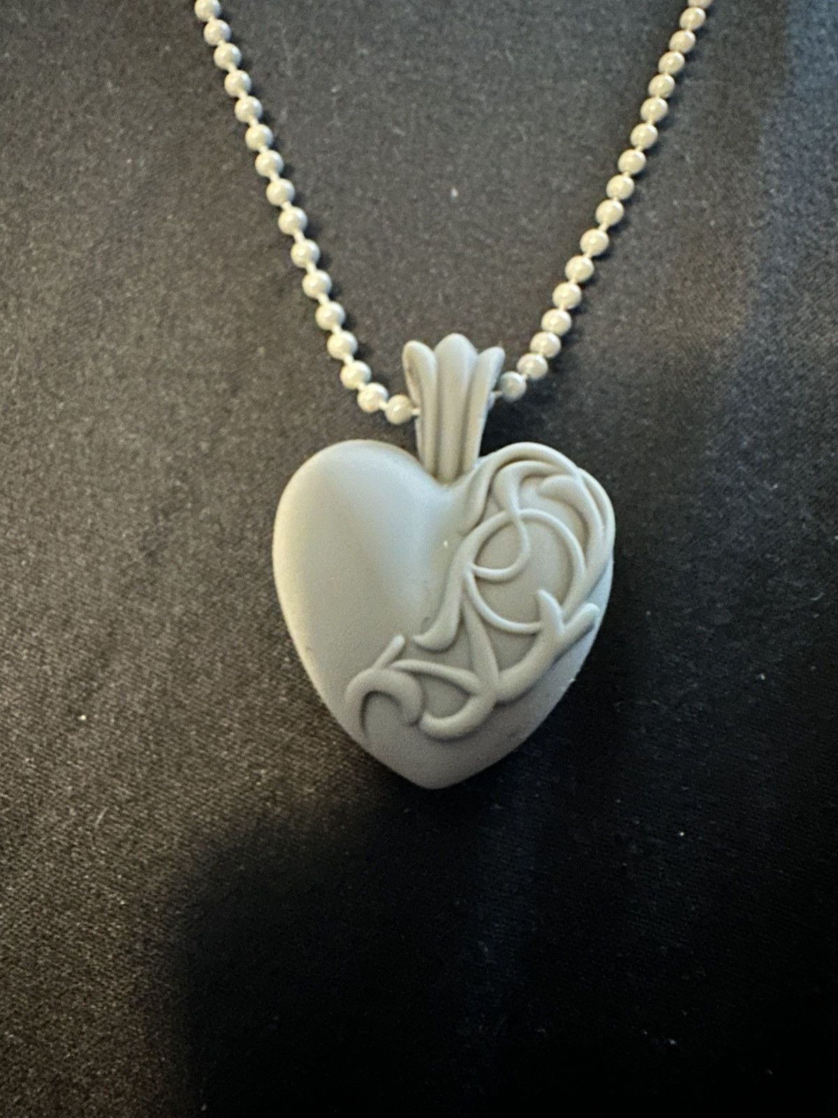 chrome hearts silicon necklace GREY