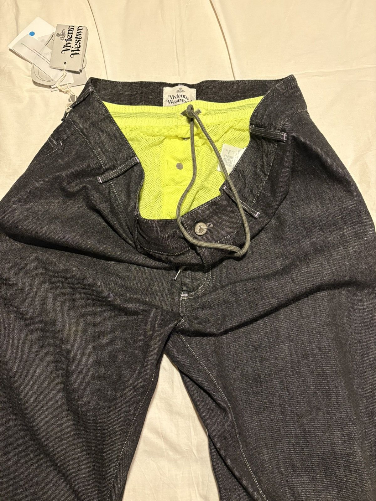 Vivienne Westwood Vivienne Westwood Wreck demin pants with shorts underneath. Size US 33 - 6 Thumbnail