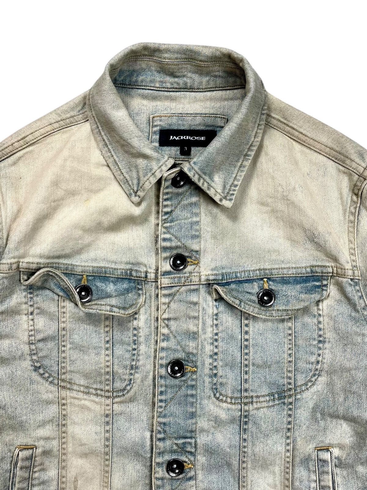 If Six Was Nine 2000s Jackrose - Mudwash Denim Jacket Size US M / EU 48-50 / 2 - 4 Thumbnail