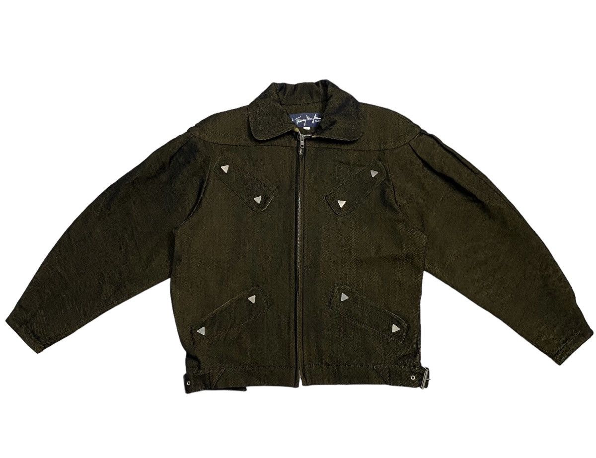 Thierry Mugler Thierry Mugler 80s denim triagle metal button Size US M / EU 48-50 / 2 - 7 Thumbnail