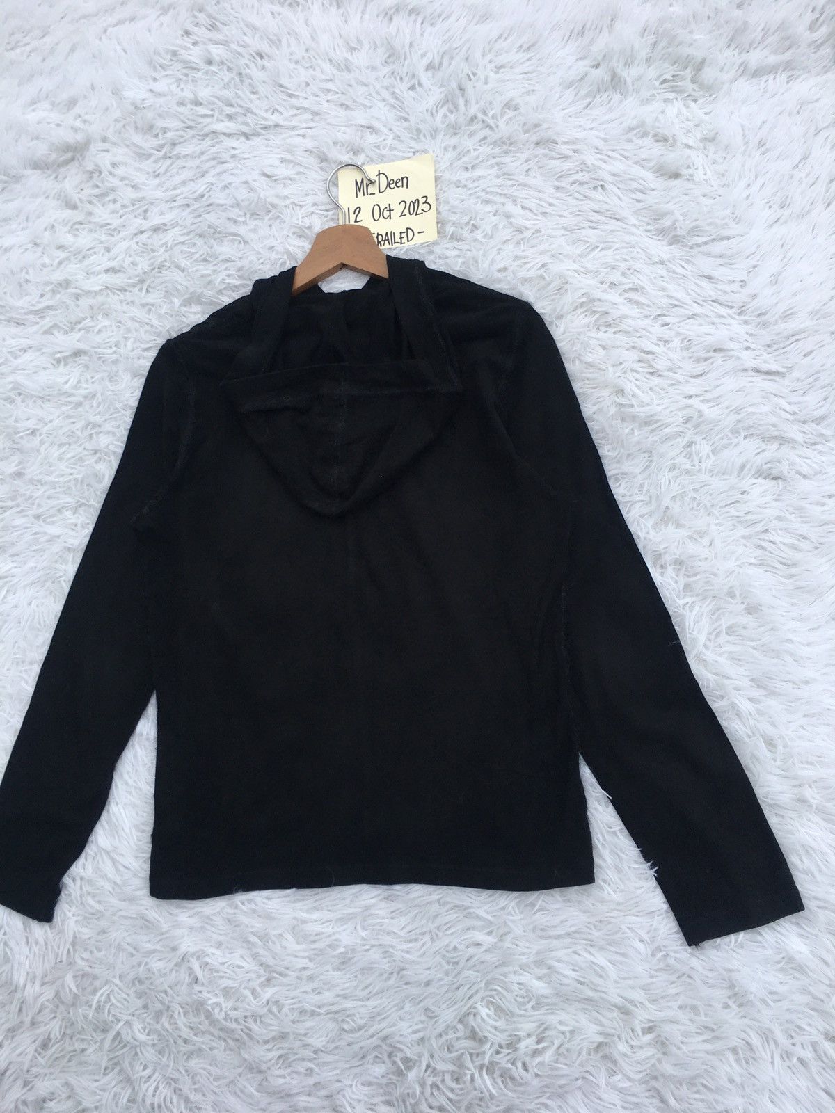 Jean Paul Gaultier Rare Vintage Jean Paul Gaultier Longsleeve Hoodie Shirt Size US S / EU 44-46 / 1 - 16 Thumbnail