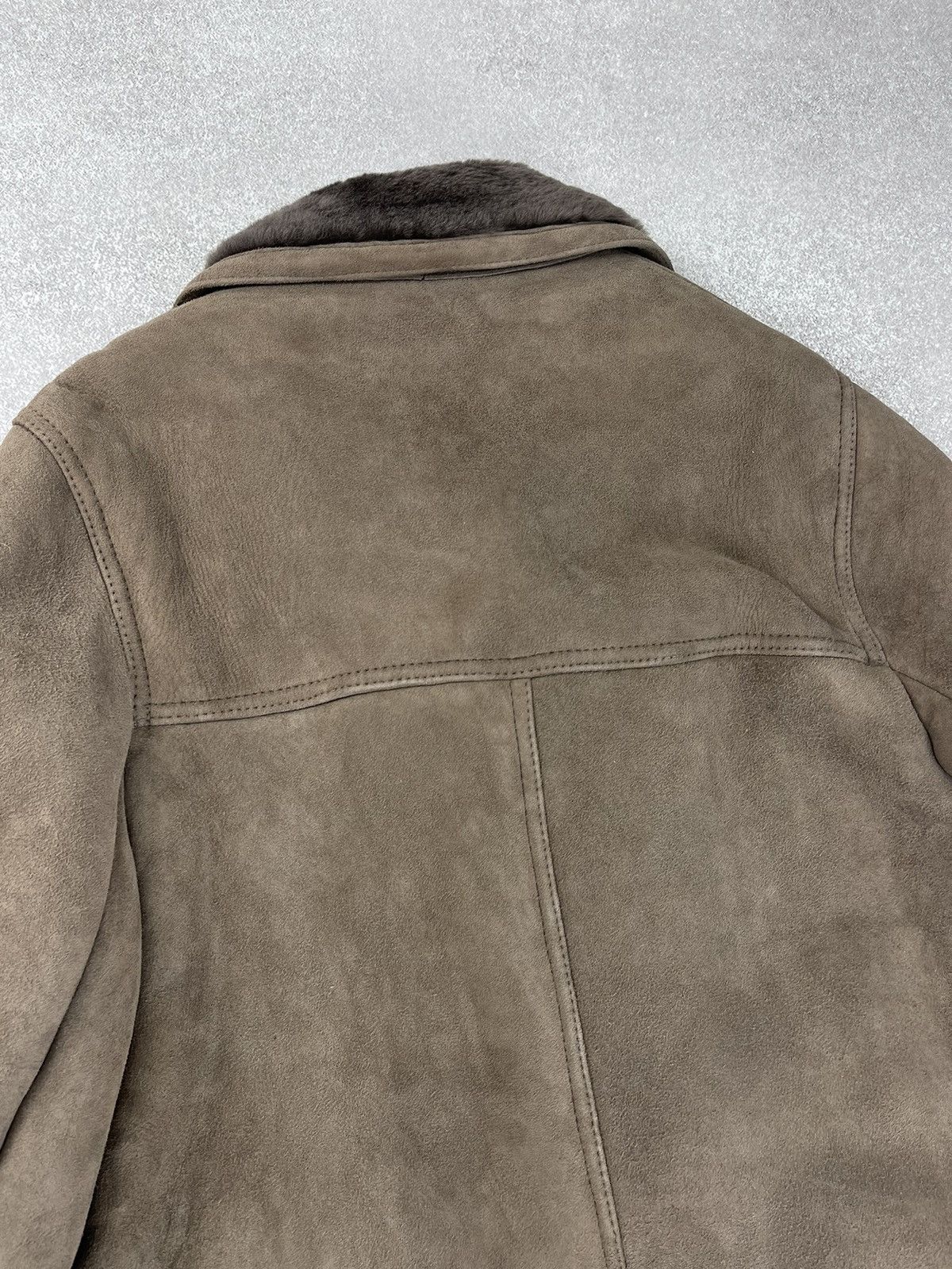 Sawyer of Napa Sawyer Of Napa Suede Suede Sheepskin Western Rancher Jacket Size US M / EU 48-50 / 2 - 18 Thumbnail