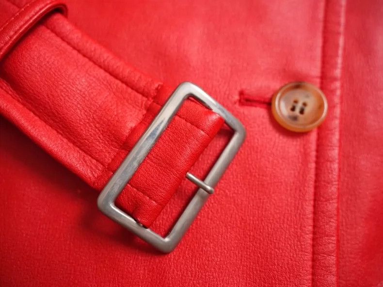 Comme des Garcons Comme Des Garcons Red leather coat Size M / US 6-8 / IT 42-44 - 9 Thumbnail
