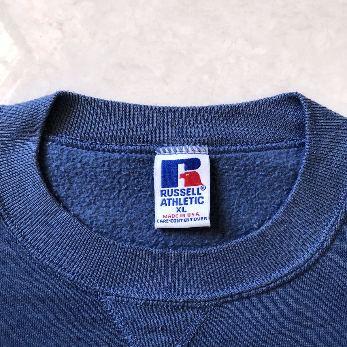 Russell Athletic RUSSEL ATHLETIC Vintage Plain Crewneck Sweatshirt Size US XL / EU 56 / 4 - 5 Thumbnail