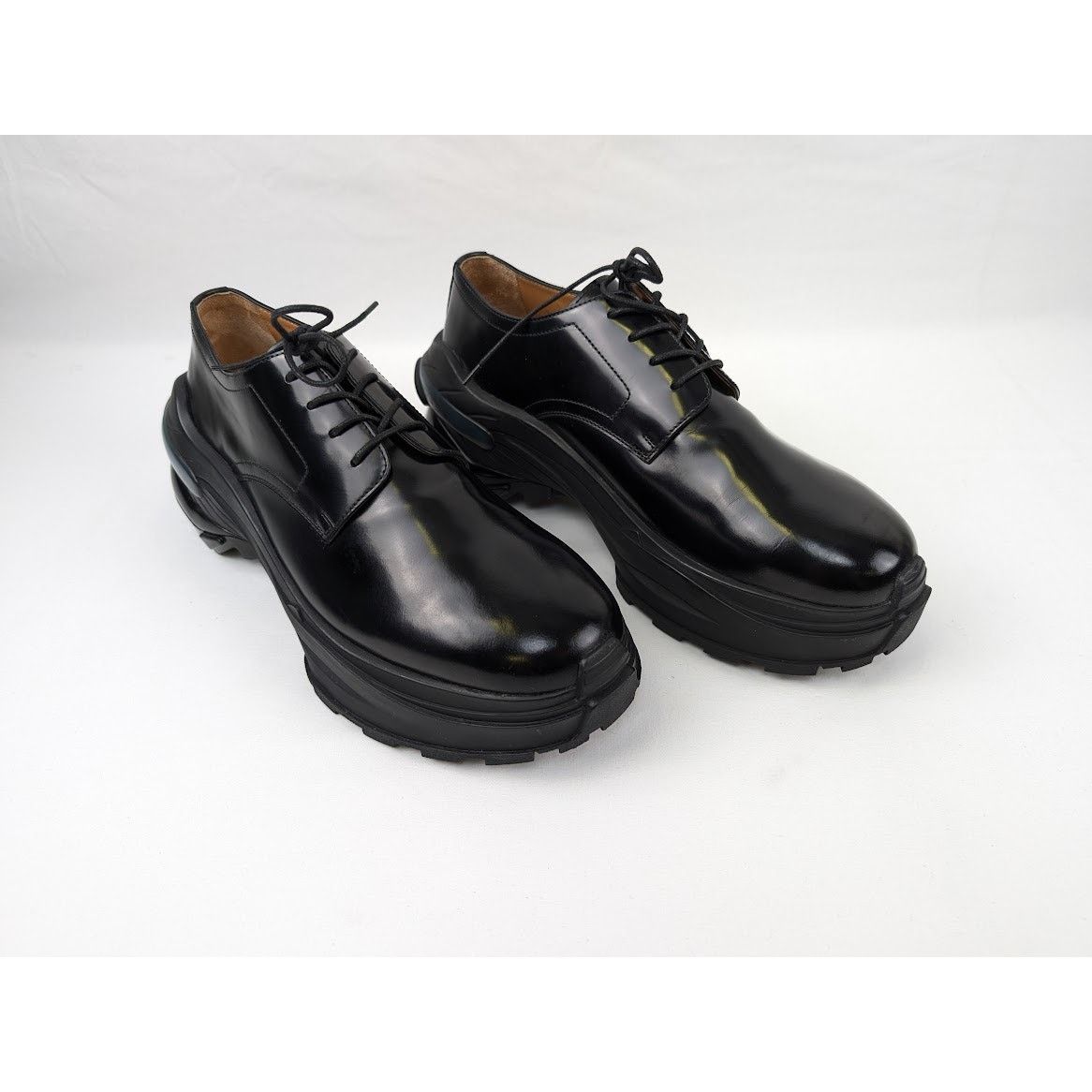 Maison Margiela o1rshd1 Chunky Sole Lace-up Shoes in Black Size US 11 / EU 44 - 6 Thumbnail