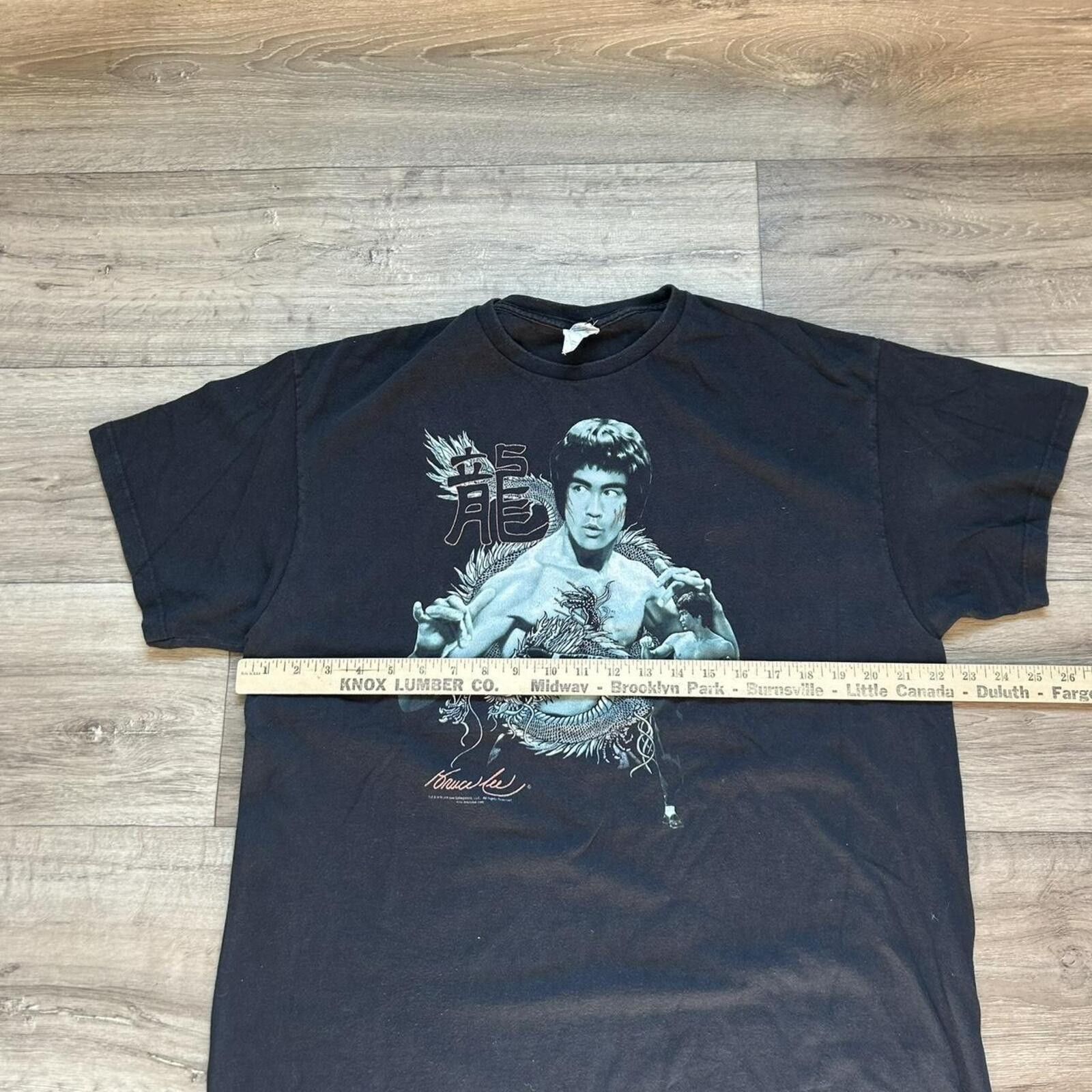 Lee Vintage Bruce Lee black t shirt Size XL kungfu karate Size US XL / EU 56 / 4 - 5 Thumbnail