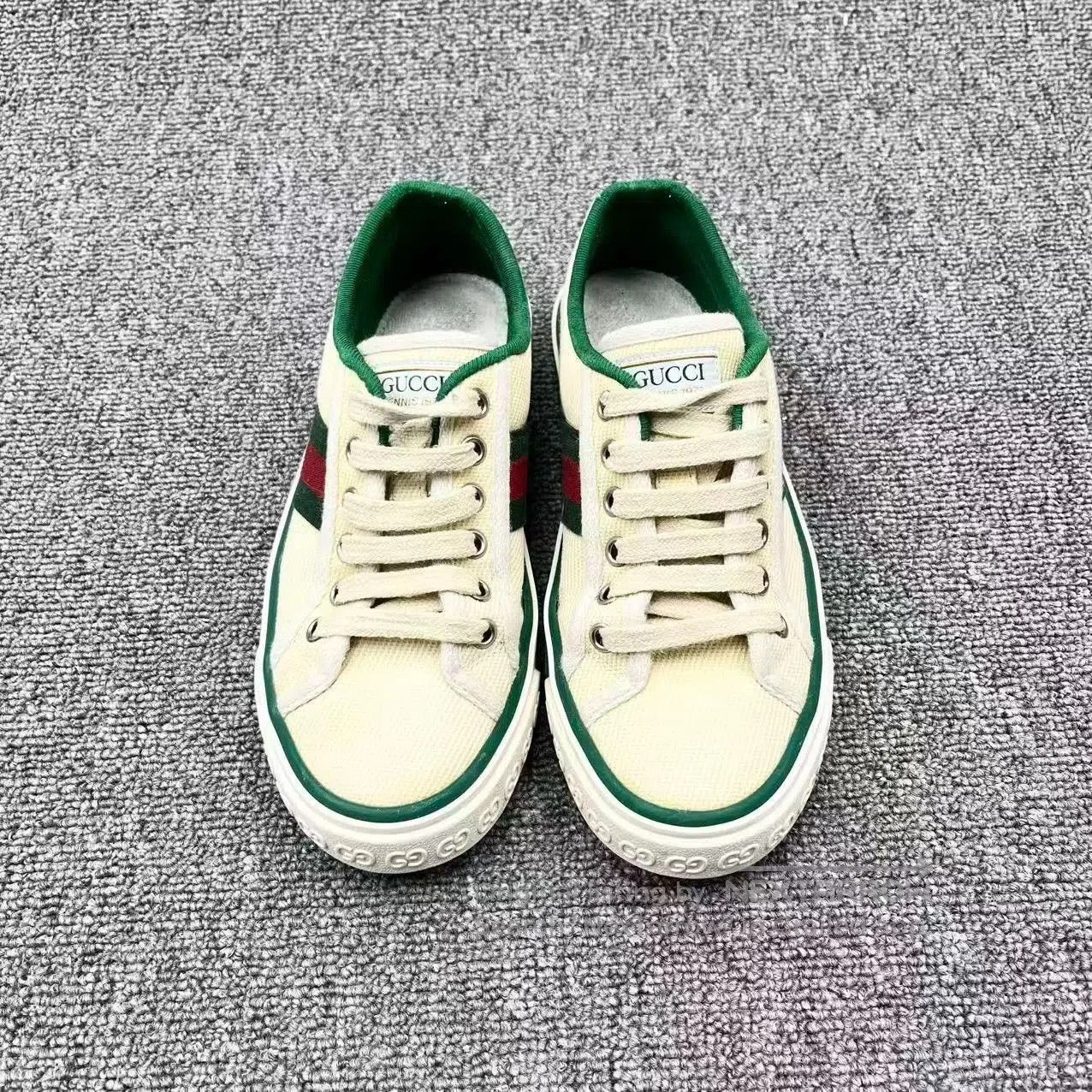 Gucci Gucci 1977 Distressed Canvas Sneakers. Size US 4 / IT 34 - 2 Thumbnail