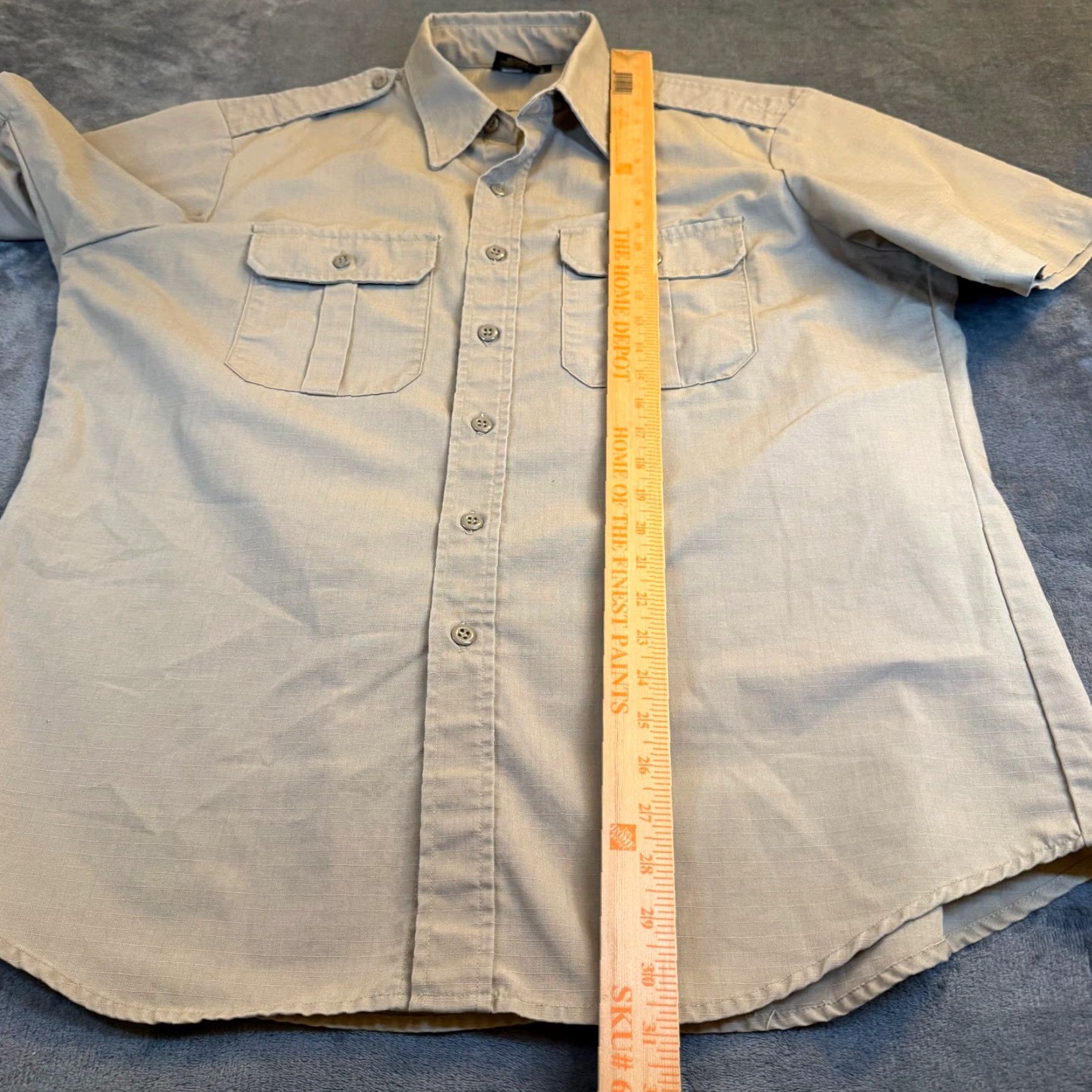 Propper VINTAGE Propper Public Safety Shirt is not vintage; The item is Propper Public Safety Mens Large Tan Ripstop Short Sleeve Tactical Uniform Shirt Size US L / EU 52-54 / 3 - 7 Thumbnail