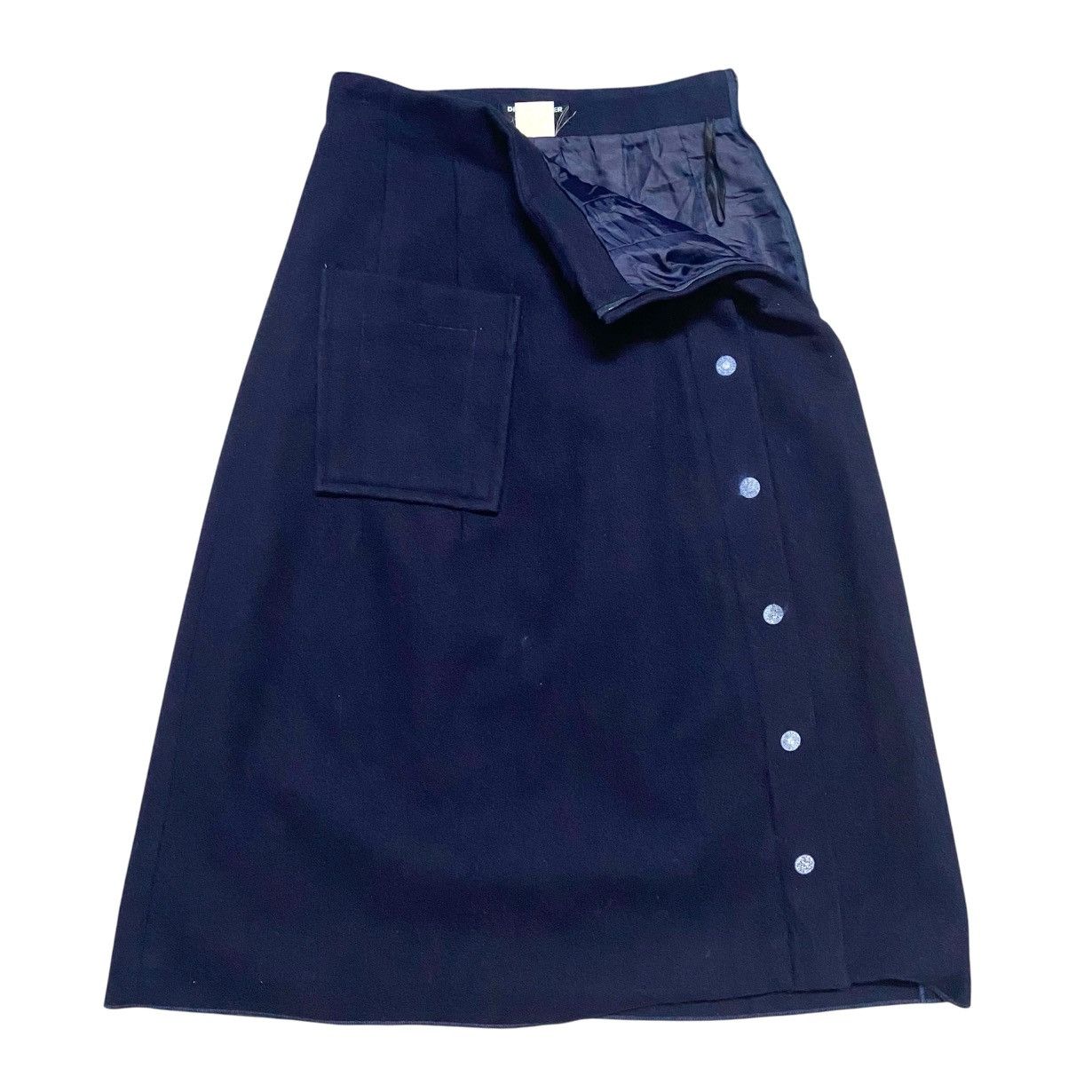 Designer × Diet Butcher Slim Skin × If Six Was Nine Vintage Diet Butcher Slim Skin Wool Skirt Size 27" / US 4 / IT 40 - 2 Thumbnail