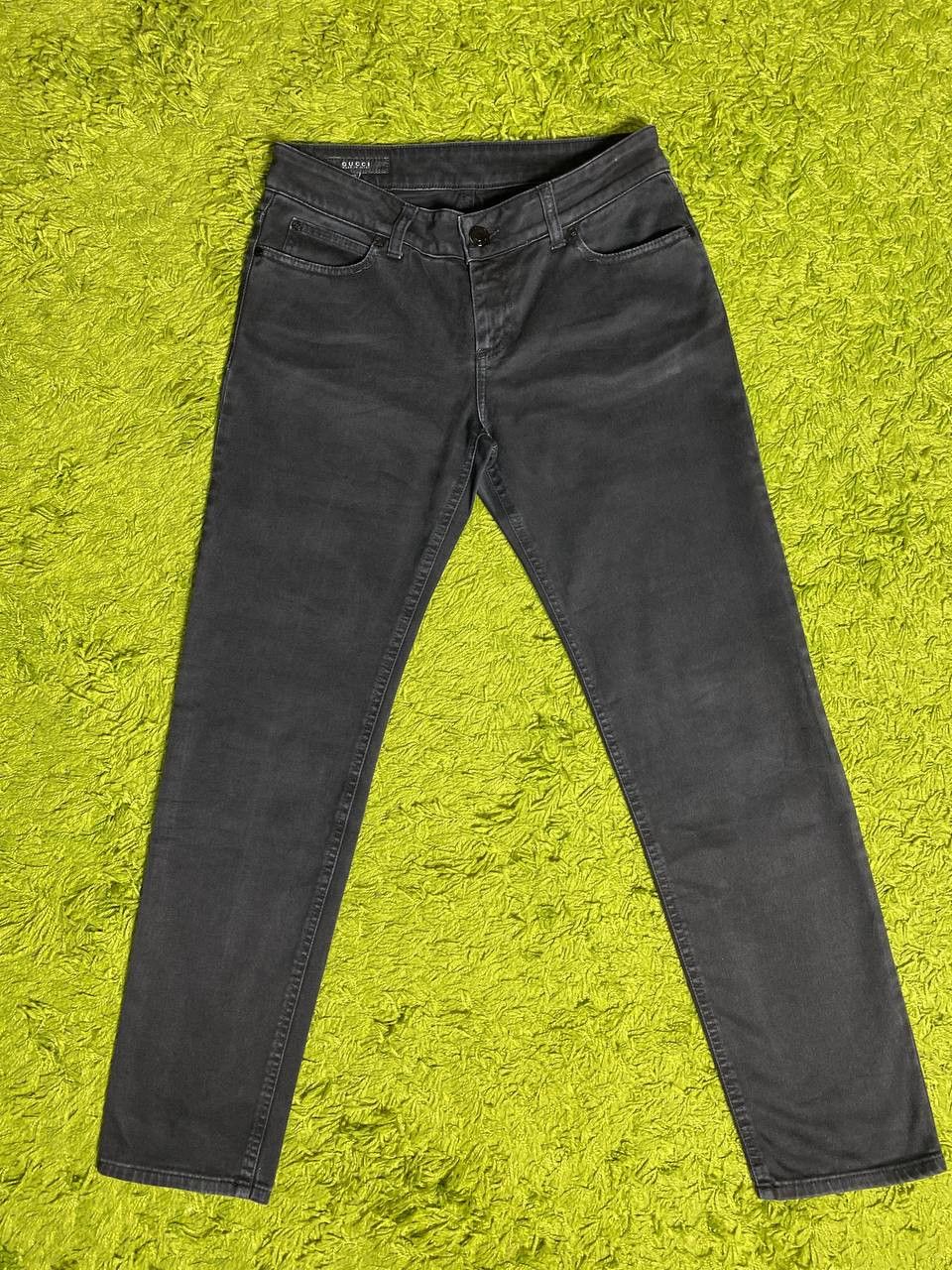 Gucci Gucci Pocket Logo GG Black Denim Jeans Vintage Y2K Women Size 28" / US 6 / IT 42 - 3 Thumbnail