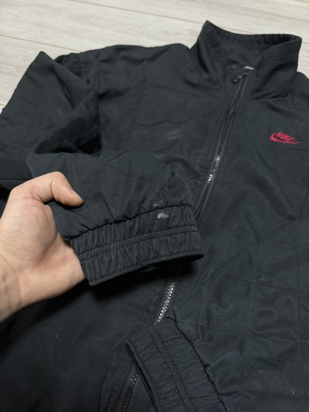 Jordan Brand Nike Jordan vintage 90s big logo jacket zip 1990 Size US XL / EU 56 / 4 - 17 Thumbnail