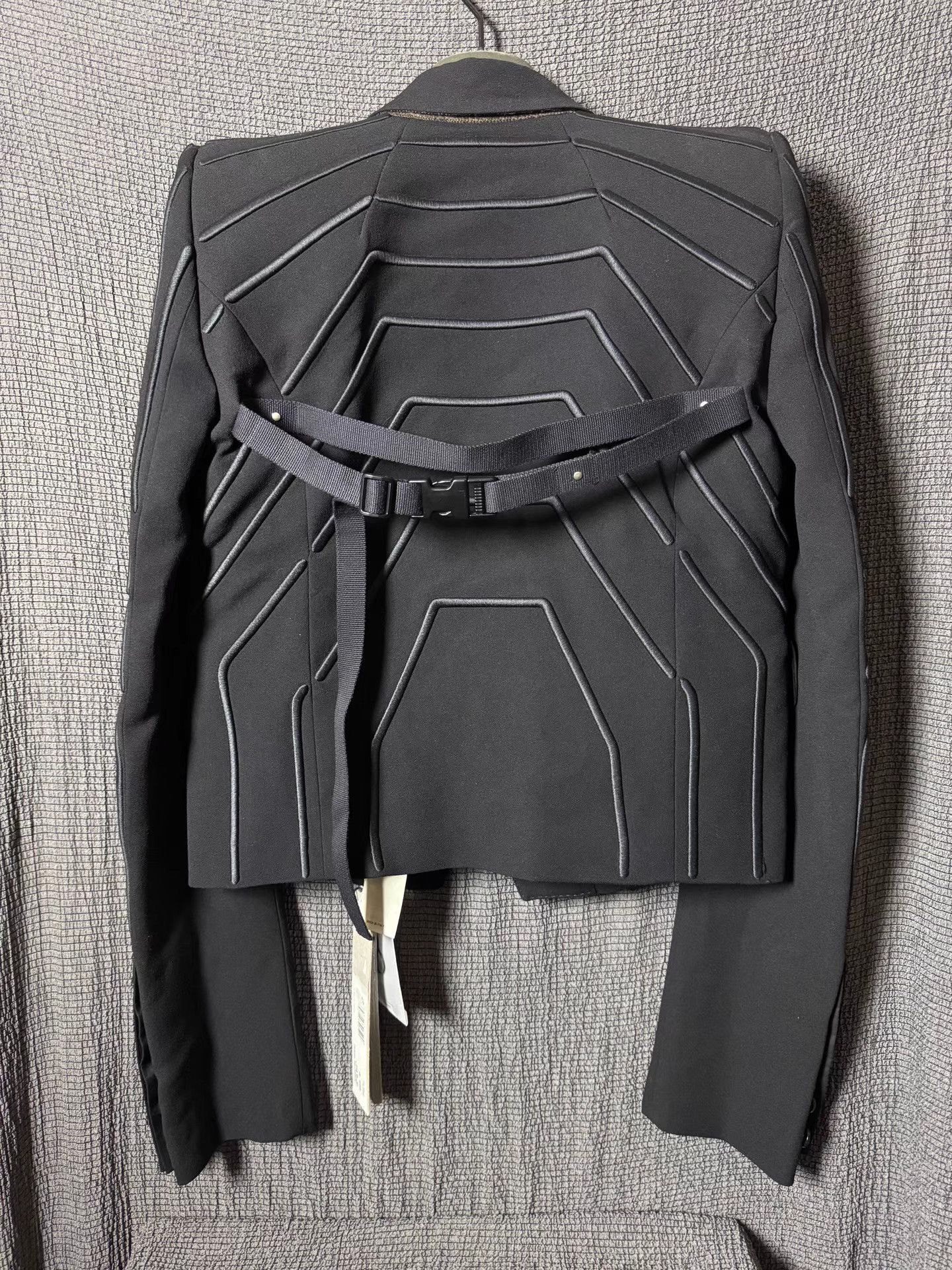 Rick Owens Rick Owens 21FW cropped single-button suit jacket Size S / US 4 / IT 40 - 2 Thumbnail
