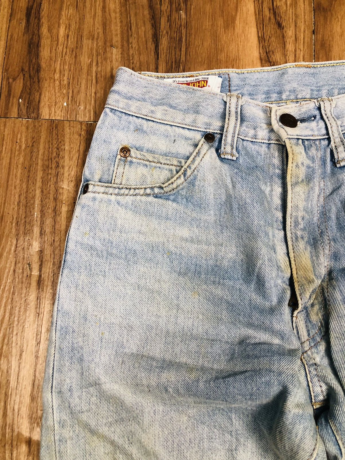 Big John Big-John Distress Jeans (21) Size US 27 - 5 Thumbnail