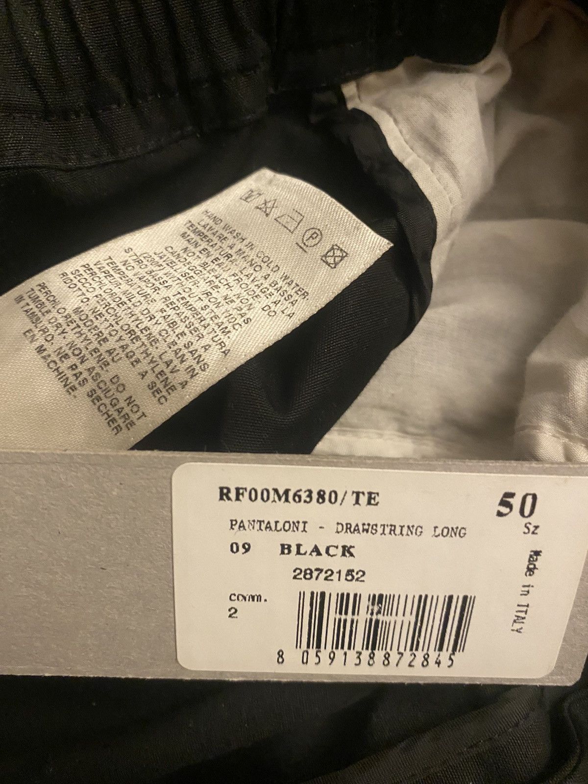 Rick Owens Rick Owens Forever Drawstring Pants Size US 34 / EU 50 - 10 Thumbnail