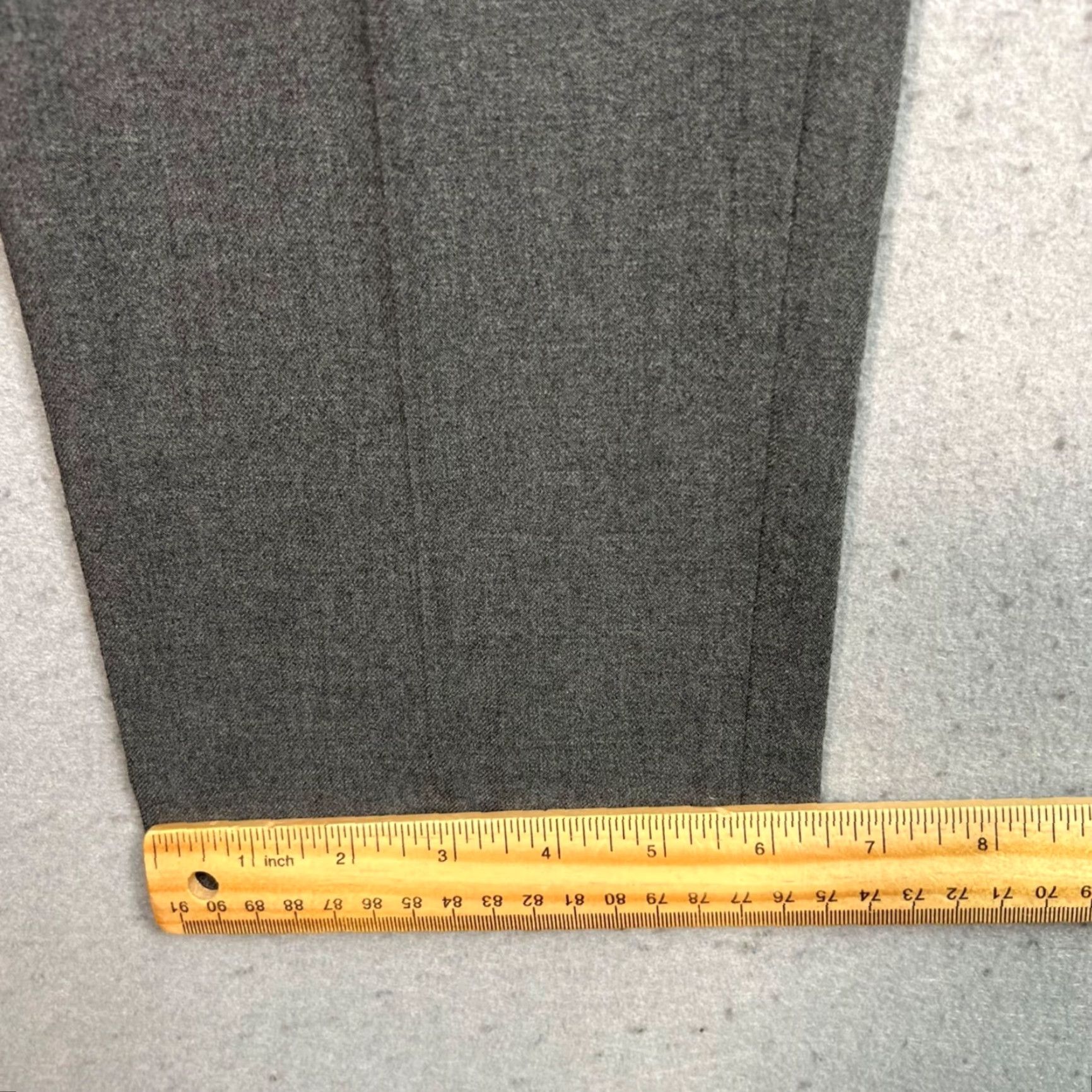 Uniqlo Uniqlo Slim Dress Pants Men's 27-30 29 In Gray Polyester Blend Flat Front Tapered Size US 29 - 7 Thumbnail