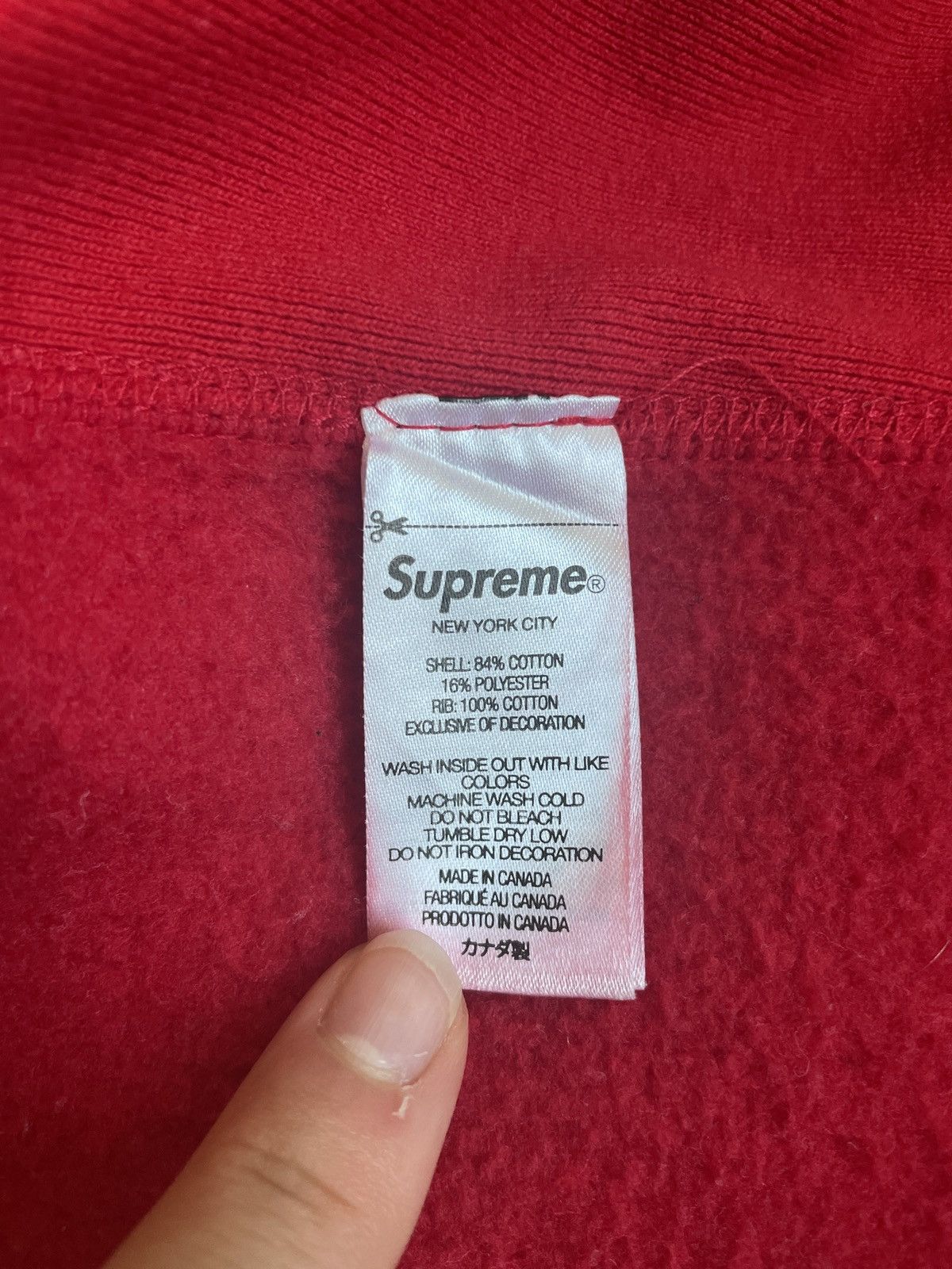 Supreme Supreme Raised Handstyle Hoodie Size US L / EU 52-54 / 3 - 6 Thumbnail