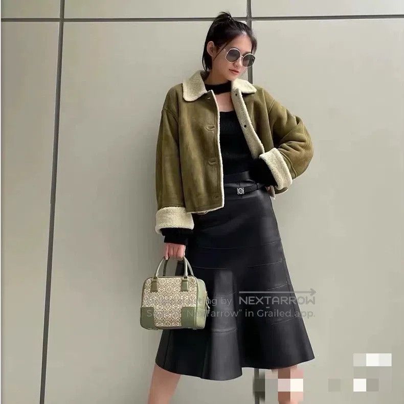 Loewe Loewe Leather and Fur Jacket Size XS / US 0-2 / IT 36-38 - 9 Thumbnail