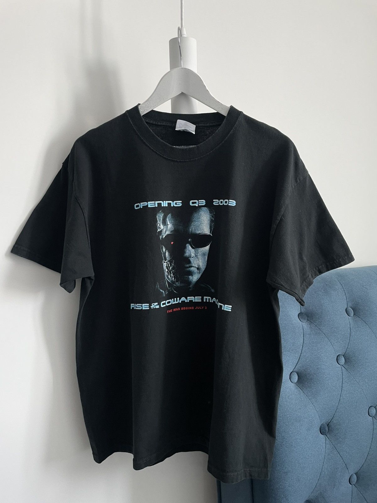 Vintage Vintage 2003 Terminator 3 “Rise of the Coware Machine” Tee Size US XL / EU 56 / 4 - 1 Thumbnail
