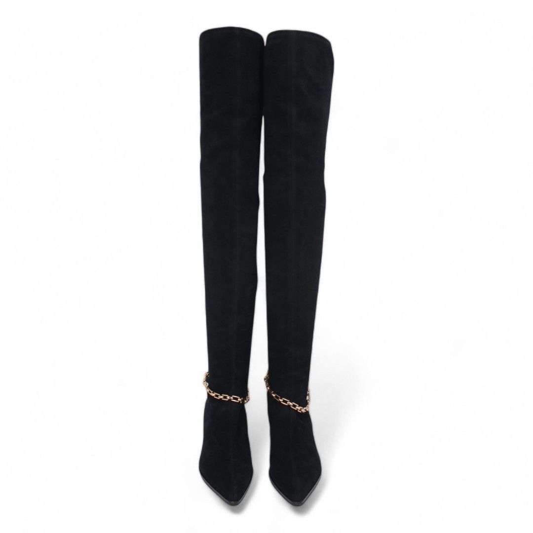 Other Stella Luna Over the Knee Suede Boots Size US 7 / IT 37 - 8 Thumbnail