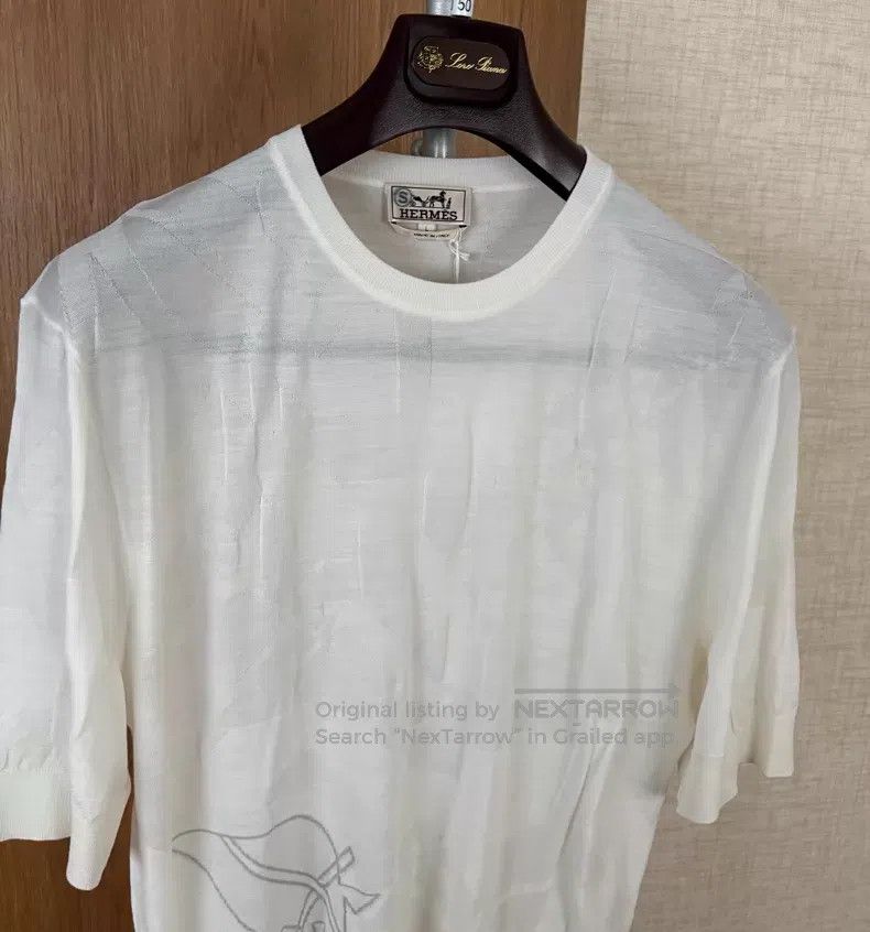Hermes Hermes Men's knit sweater for spring and summer Size US L / EU 52-54 / 3 - 2 Thumbnail
