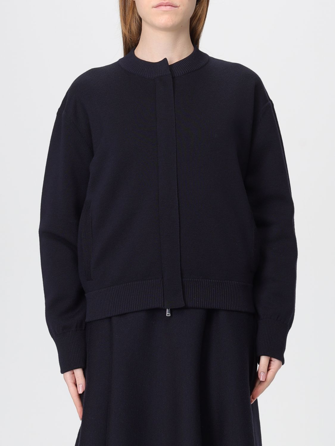 Max Mara Max Mara Sweater Woman Blue Size L / US 10 / IT 46 - 1 Thumbnail