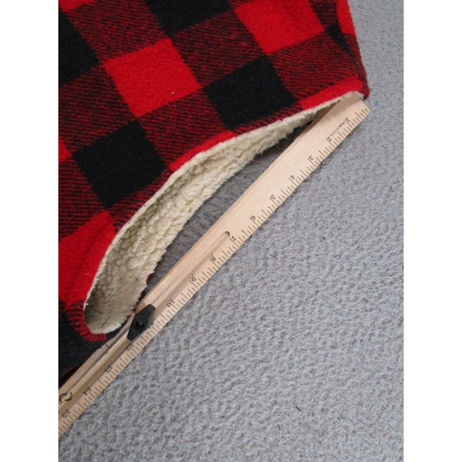 Vintage VINTAGE Sante Fe Vest Wool Flannel Buffalo Plaid 80s 2X Men’s Size Big & Tall Red Lined Wool Insulation Casual Winter Fall Spring Men’s Size US XXL / EU 58 / 5 - 7 Thumbnail