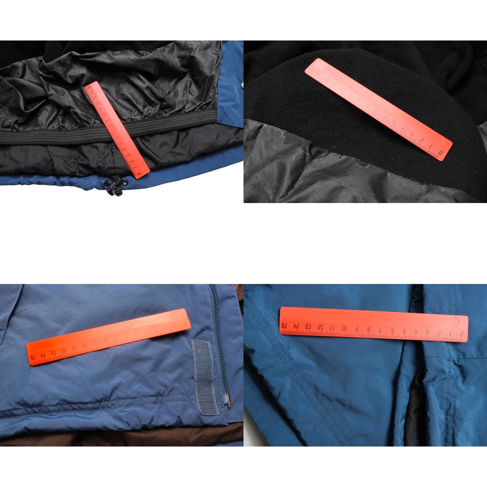 Vintage CHIEMSEE Jacket Men's LARGE Blue Ski Jacket Snow Gaiters Hidden Hood Lined Touch Fasteners Size US L / EU 52-54 / 3 - 9 Thumbnail
