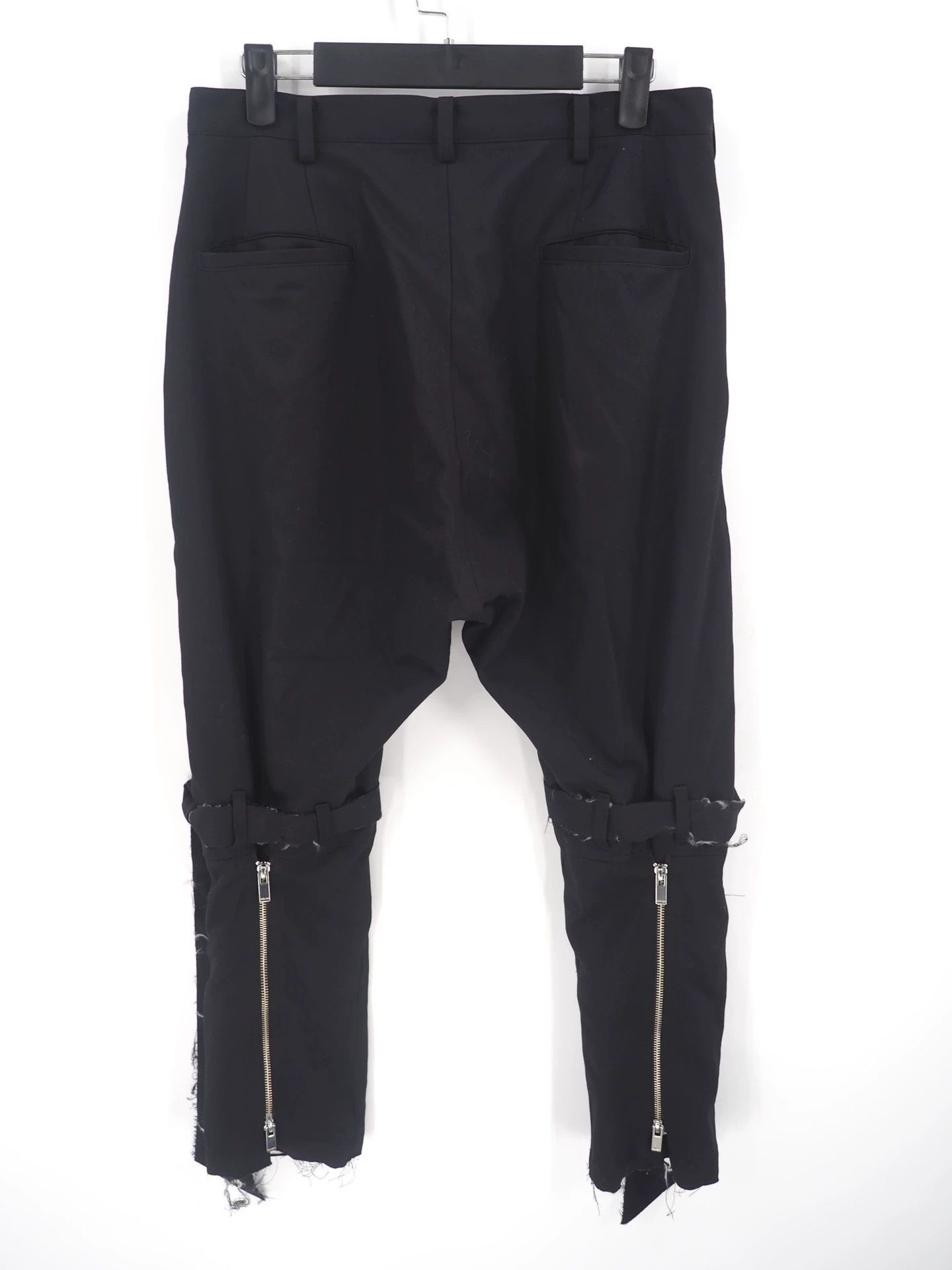 Sulvam SS23 SULVAM Black Bandage Wool Trousers Size US 29 - 2 Thumbnail