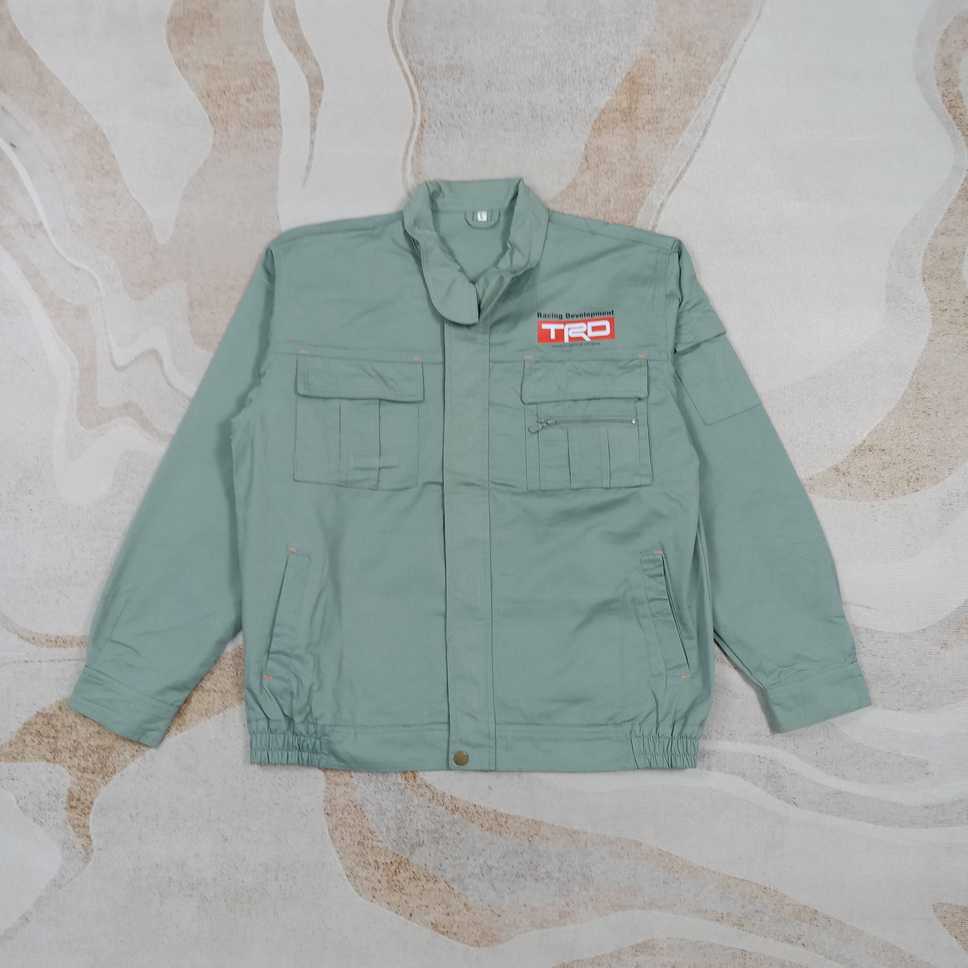 Japanese Brand TRD Toyota Racing Uniform Custom Logo Jacket C290N10 Size US M / EU 48-50 / 2 - 2 Thumbnail