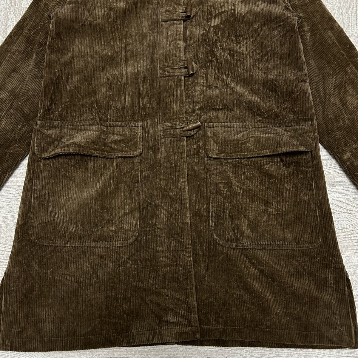 Designer × Japanese Brand Swallow Coats Brown Corduroy Jacket Size US XXS / EU 40 - 4 Thumbnail