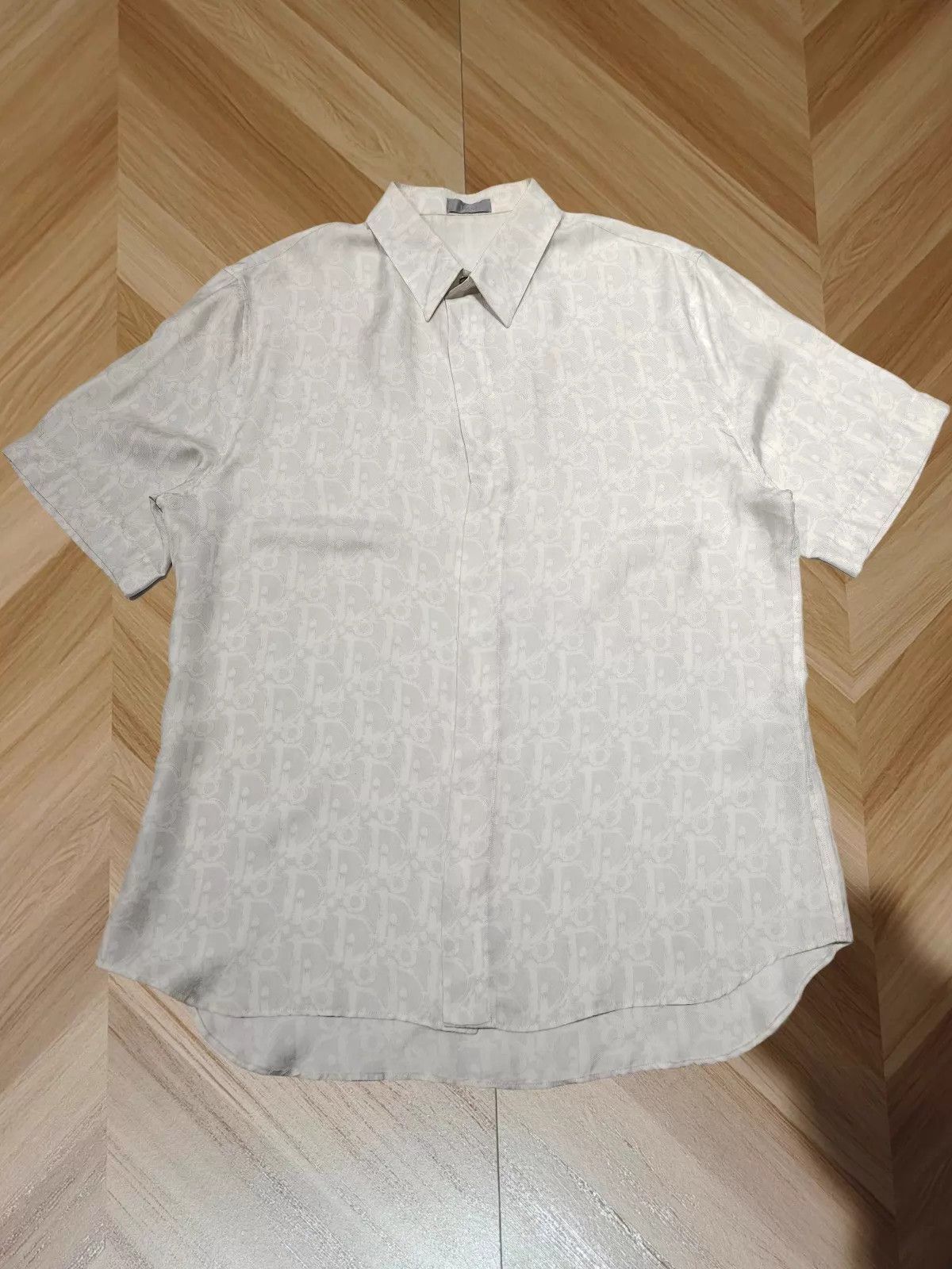 Dior Multi Pattern Short Sleeve Button-Up Shirt Size US M / EU 48-50 / 2 - 1 Thumbnail