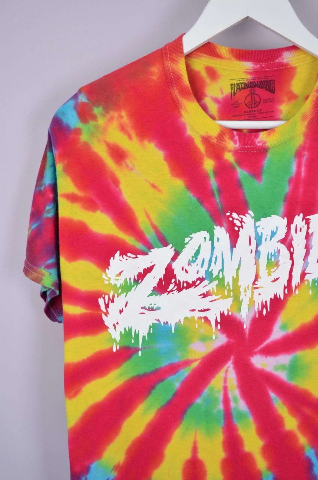 Designer Flatbush Zombies Rainbow OG Tie Dye Brooklyn T Shirt Size S Size US S / EU 44-46 / 1 - 4 Thumbnail