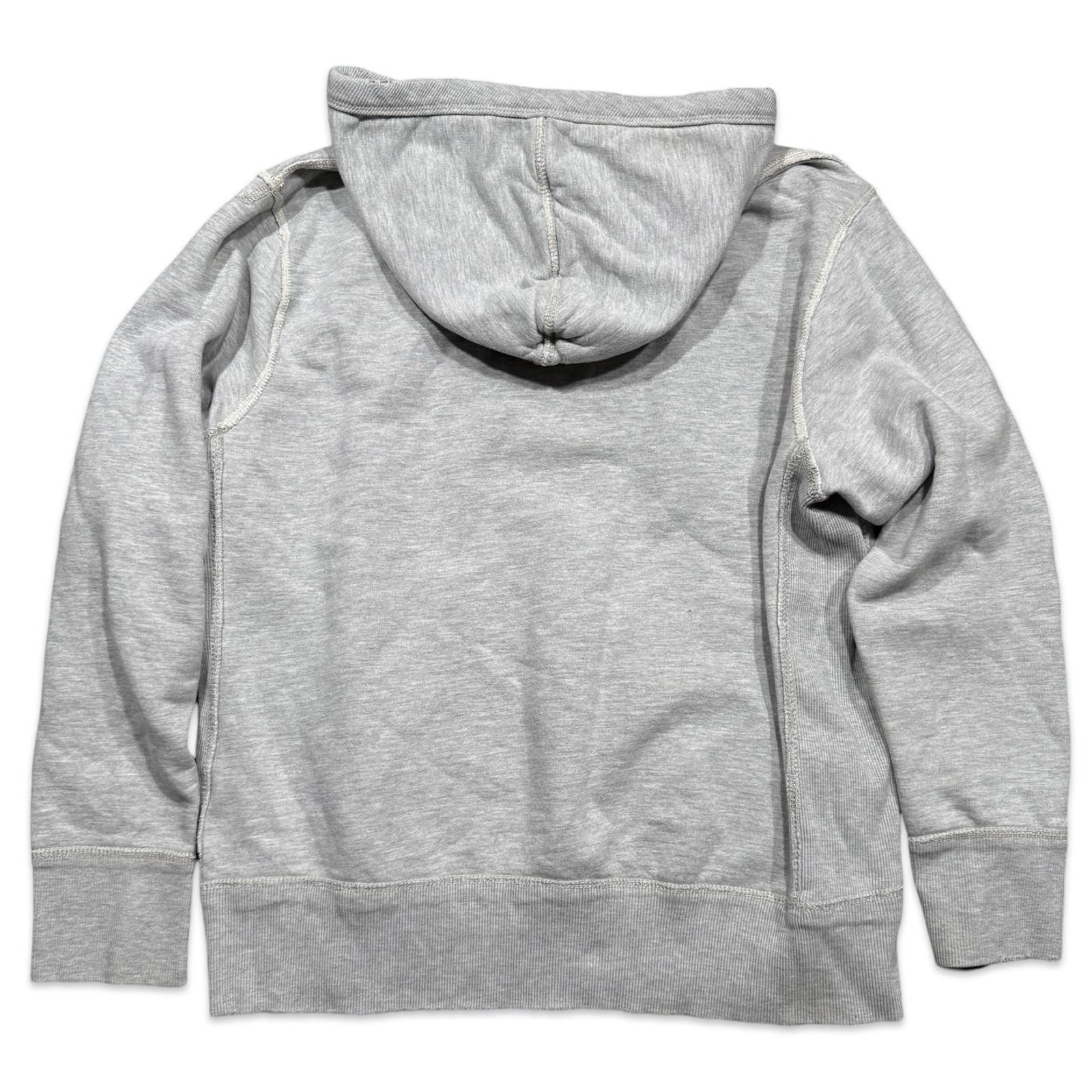 American Eagle Outfitters American Eagle Y2K Gray Thermal Heavyweight Logo Hoodie Size US M / EU 48-50 / 2 - 2 Thumbnail