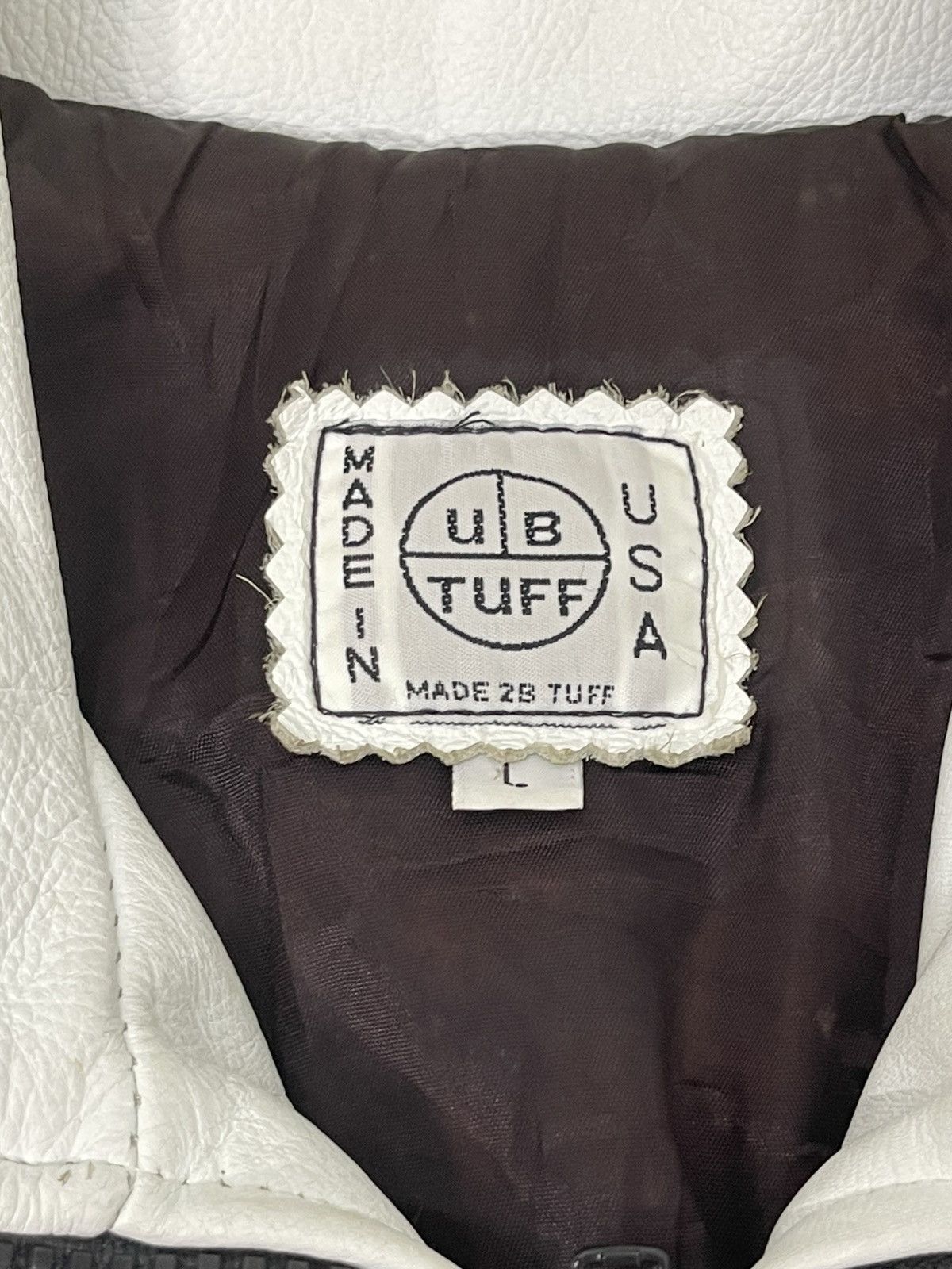 Rap Tees Rare Vtg 90s y2k UB Tuff Leather Jacket Hip Hop 6🟩5 Size US M / EU 48-50 / 2 - 22 Thumbnail