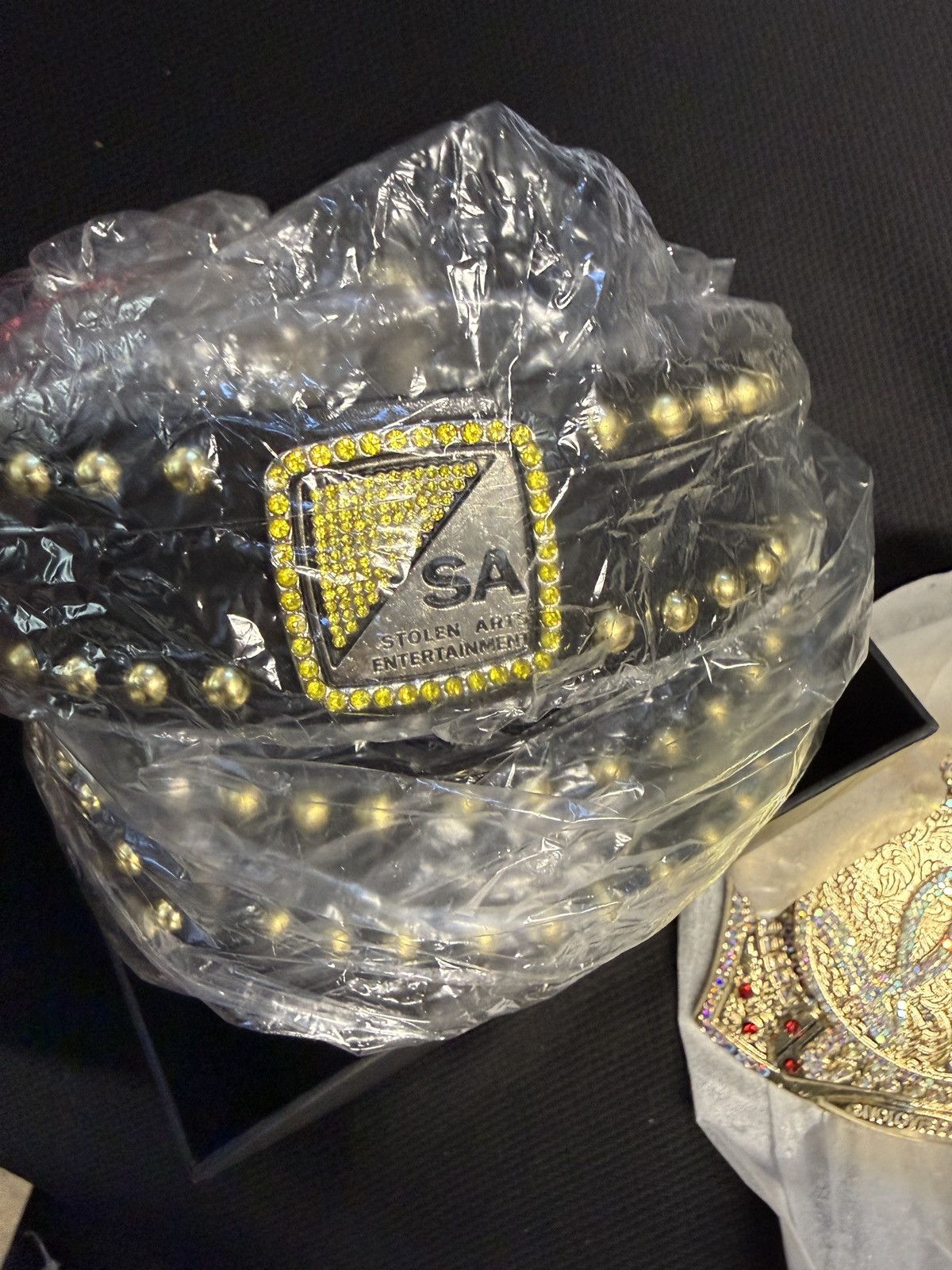 B.B. Simon Stolen Arts Championship Belt Size 32 - 3 Thumbnail