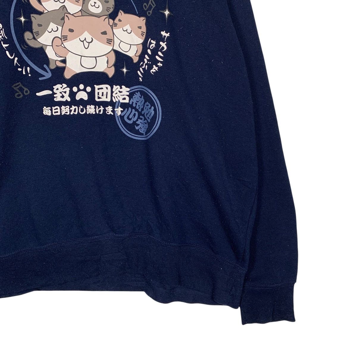 Japanese Brand Japanese Anima Isogazu Aserazu Nonbiri Ikunya Sweatshirt Size US L / EU 52-54 / 3 - 4 Thumbnail