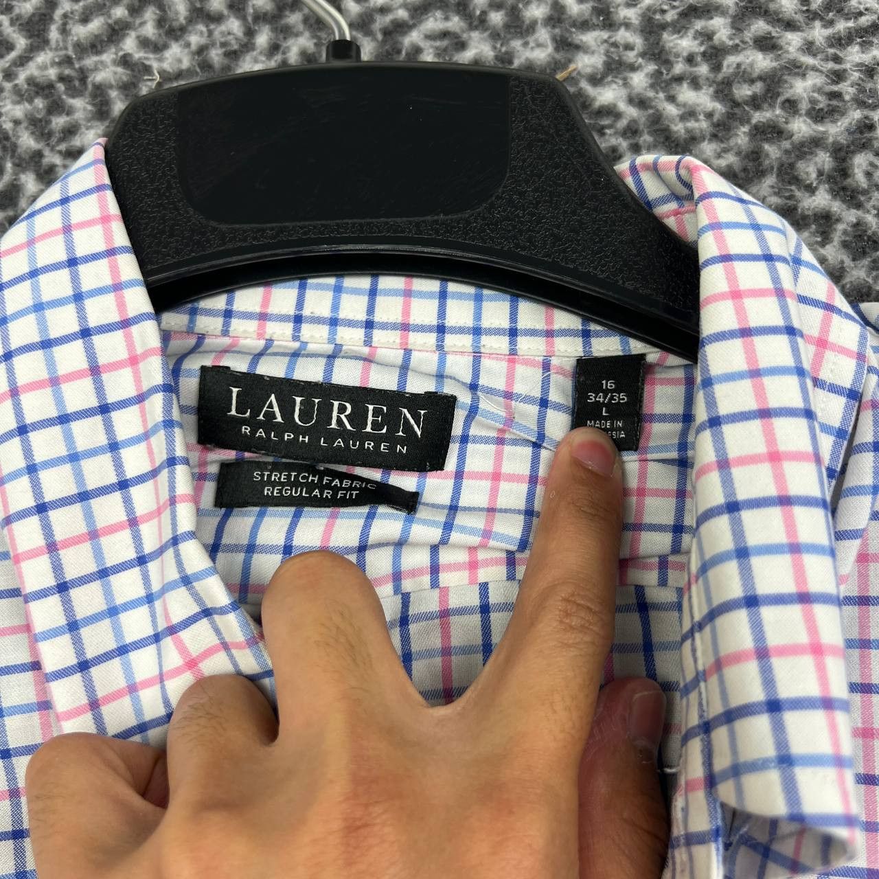 Lauren Ralph Lauren Lauren Ralph Lauren Button Up Shirt Men 16 34/35 L Stretch Size US L / EU 52-54 / 3 - 2 Thumbnail