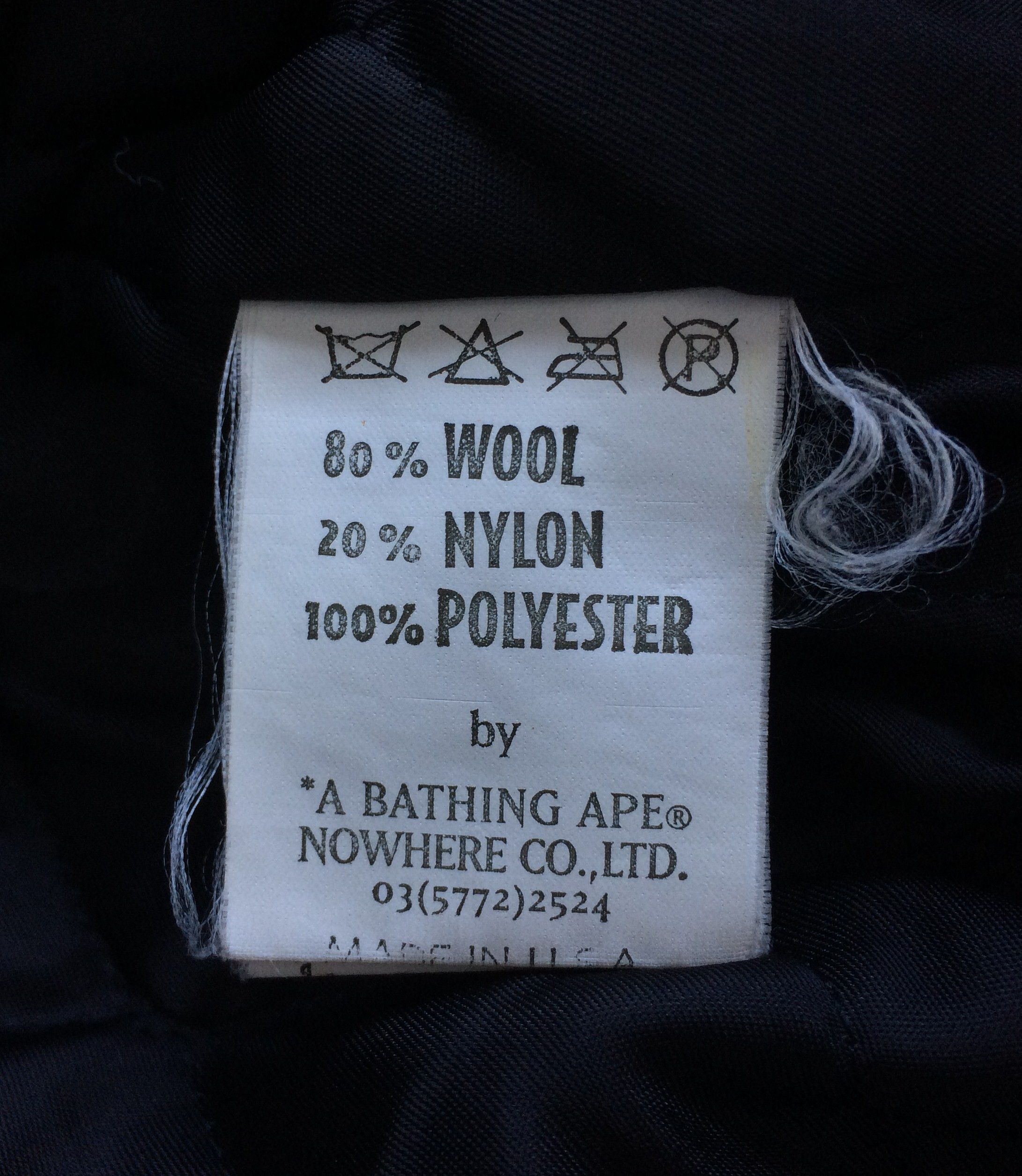 Bape 2002 Bape General Wool Leather Bomber Jacket Size US M / EU 48-50 / 2 - 10 Thumbnail