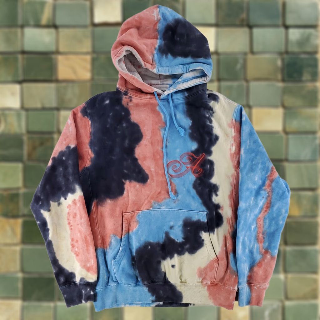 Awake NY Awake Hoodie Mens M Tie-Dye Blue Pink Black Yellow Multicolor Pullover Hoodie M Men Shirt Size US M / EU 48-50 / 2 - 1 Thumbnail