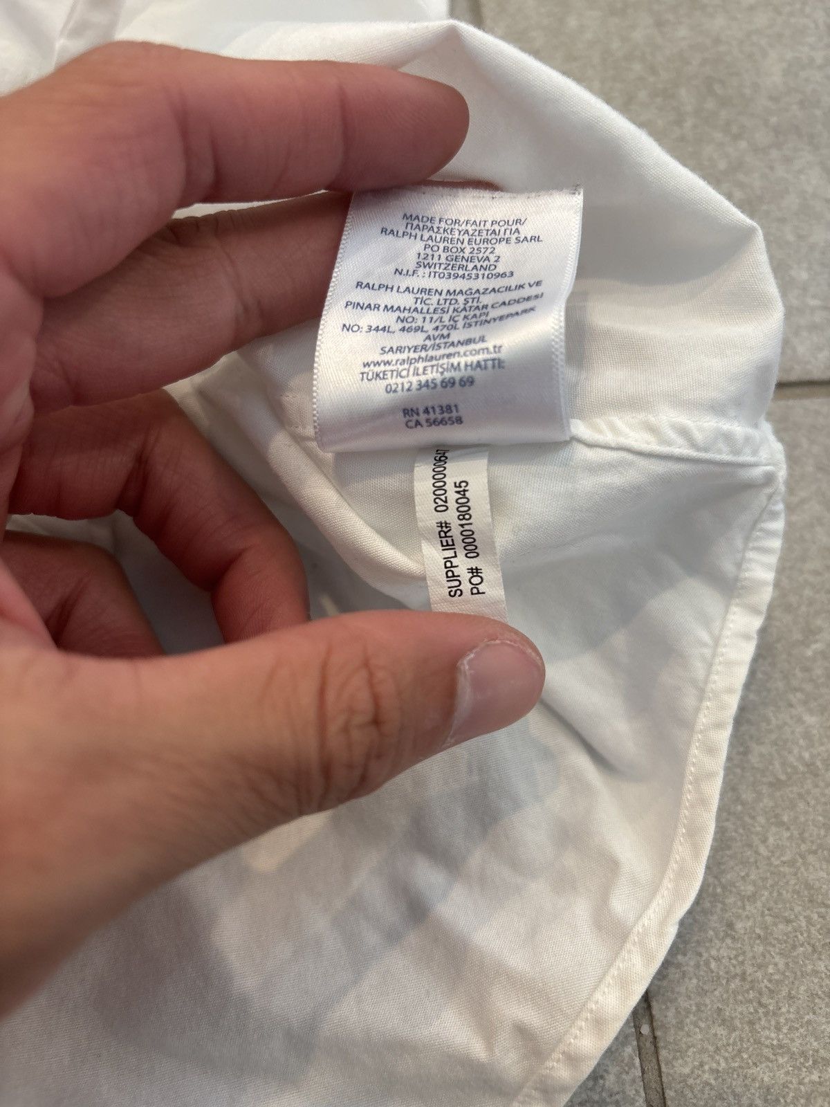 Polo Ralph Lauren Polo Ralph Lauren Slim White Button Up Size US M / EU 48-50 / 2 - 4 Thumbnail