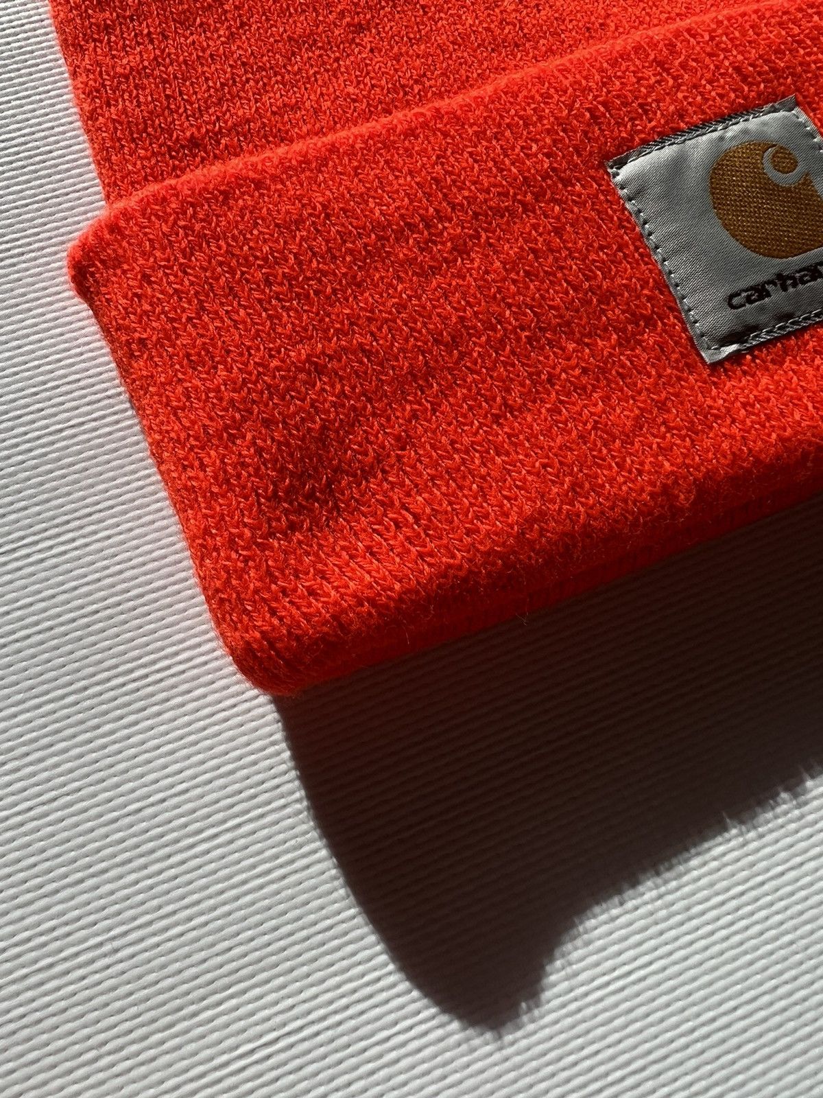 Carhartt Carhartt Bright Orange Acrylic Watch Hat Size ONE SIZE - 4 Thumbnail