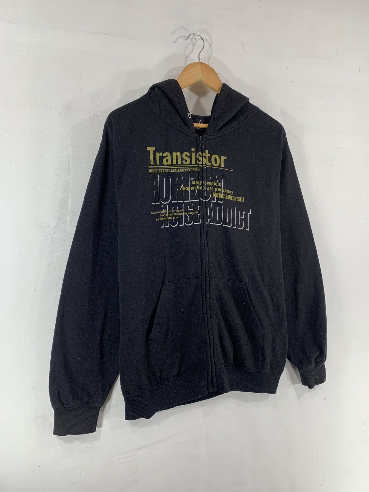 Japanese Brand × Vintage Black Nc Style Hoodie Size US XL / EU 56 / 4 - 8 Thumbnail