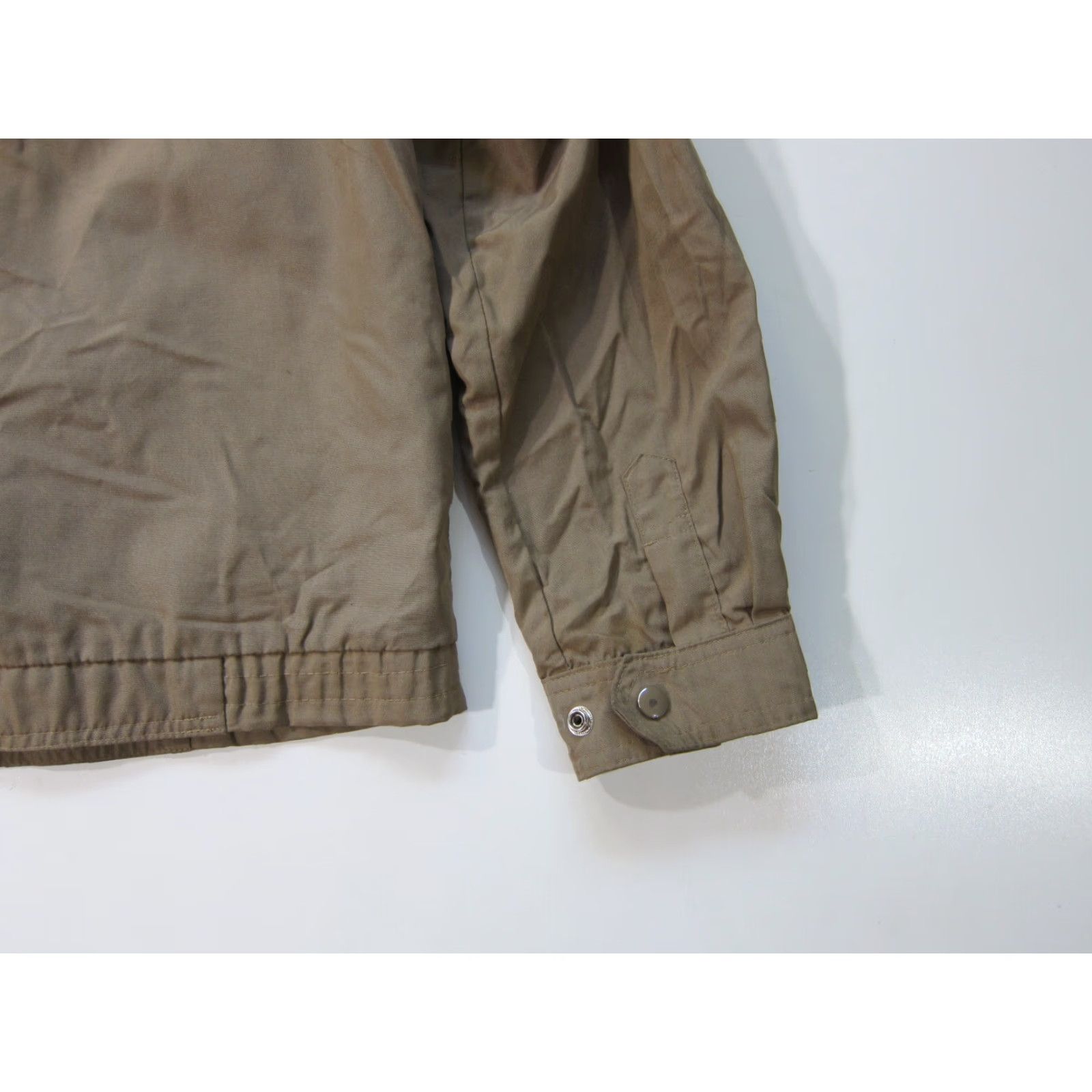 Vintage Pacific Trail Windbreaker Jacket Mens S Brown Red Zip Pocket Cotton 80s 90s Art Vintage Size US S / EU 44-46 / 1 - 7 Thumbnail