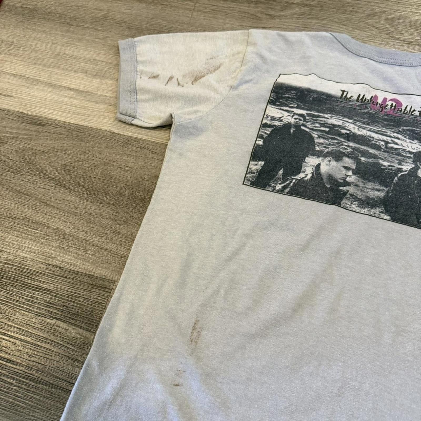 Other vintage U2 the u forgettable fire t shirt 1984 S/M Size US M / EU 48-50 / 2 - 5 Thumbnail