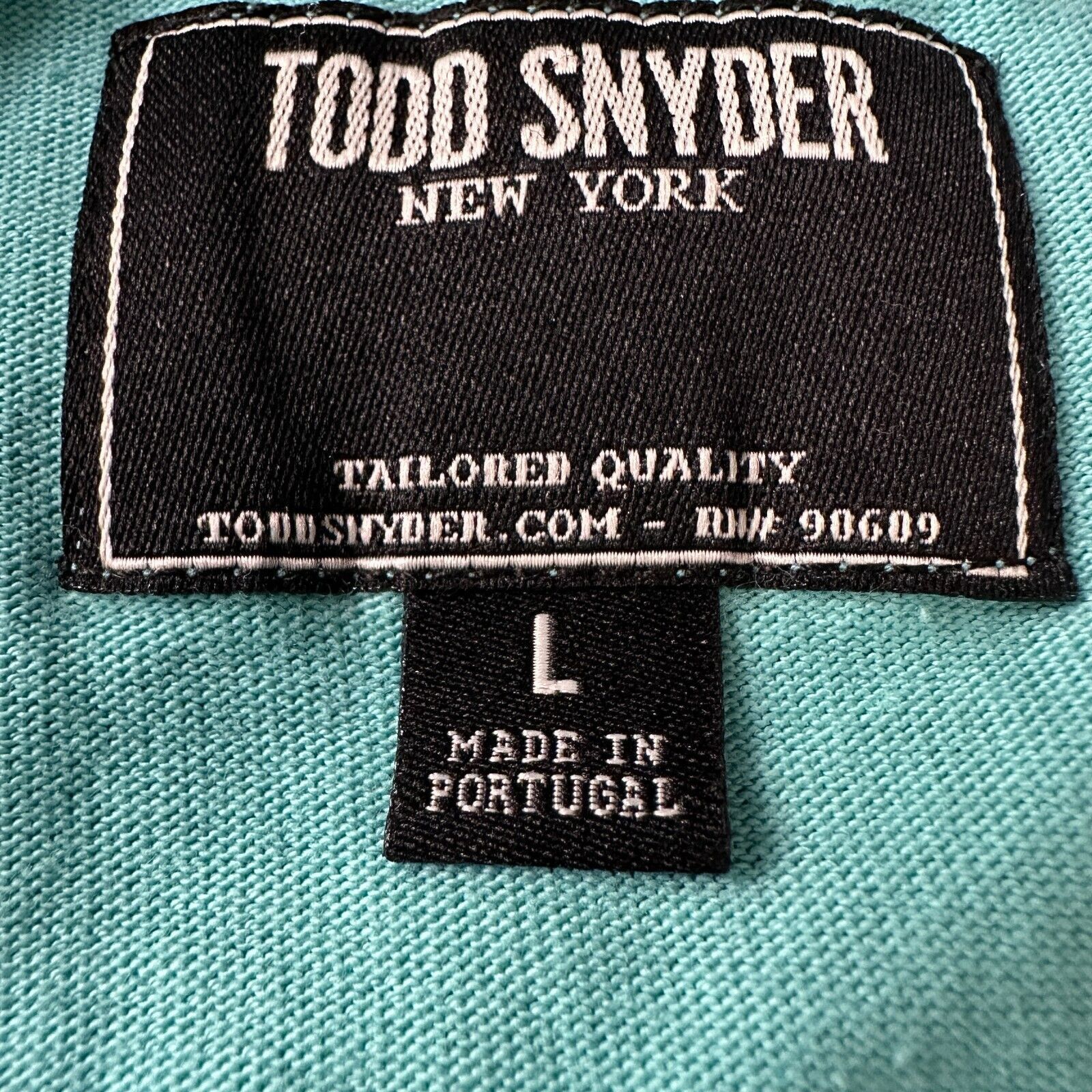 Todd Snyder Todd Snyder T-Shirt Men’s Large Aqua Blue Stripe Pullover Size US L / EU 52-54 / 3 - 5 Thumbnail