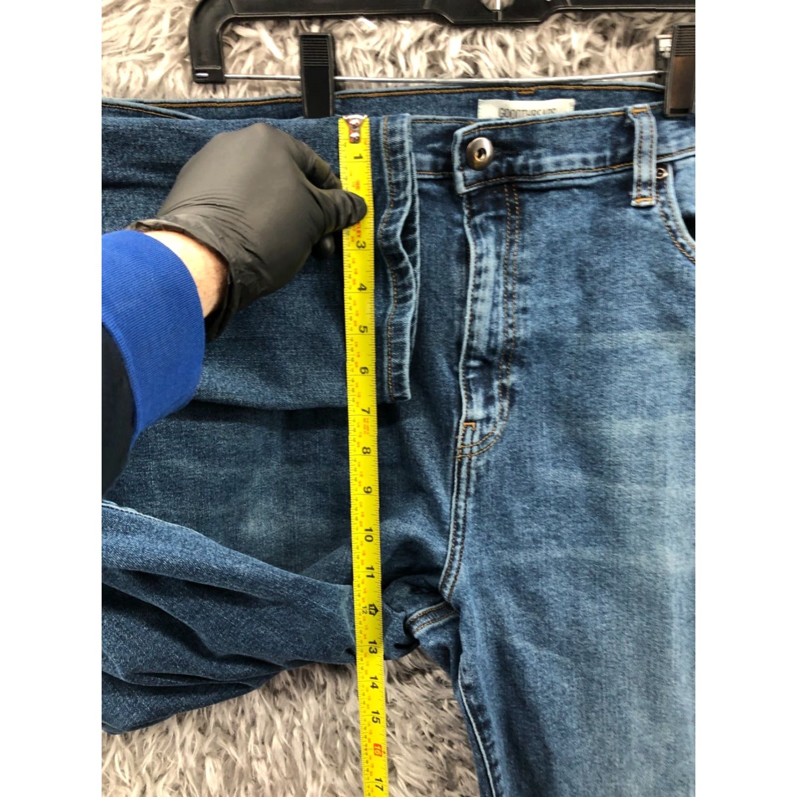 Vintage Goodthreads Jeans Slim Straight Size 42 Mens Medium Wash Blue Denim 5-Pocket Straight Regular Size US 42 / EU 58 - 4 Thumbnail
